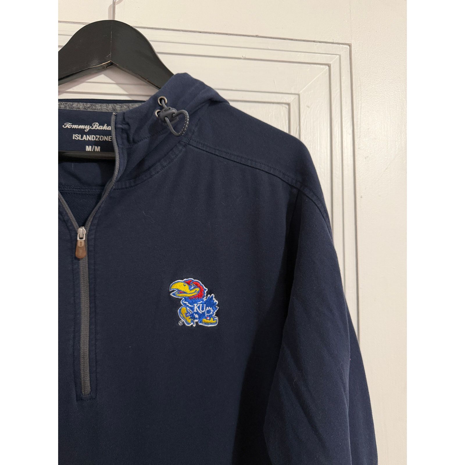 Tommy Bahama Kansas Jayhawks Tommy Bahama 1/4-Zip Men's Size M Size US M / EU 48-50 / 2 - 2 Thumbnail