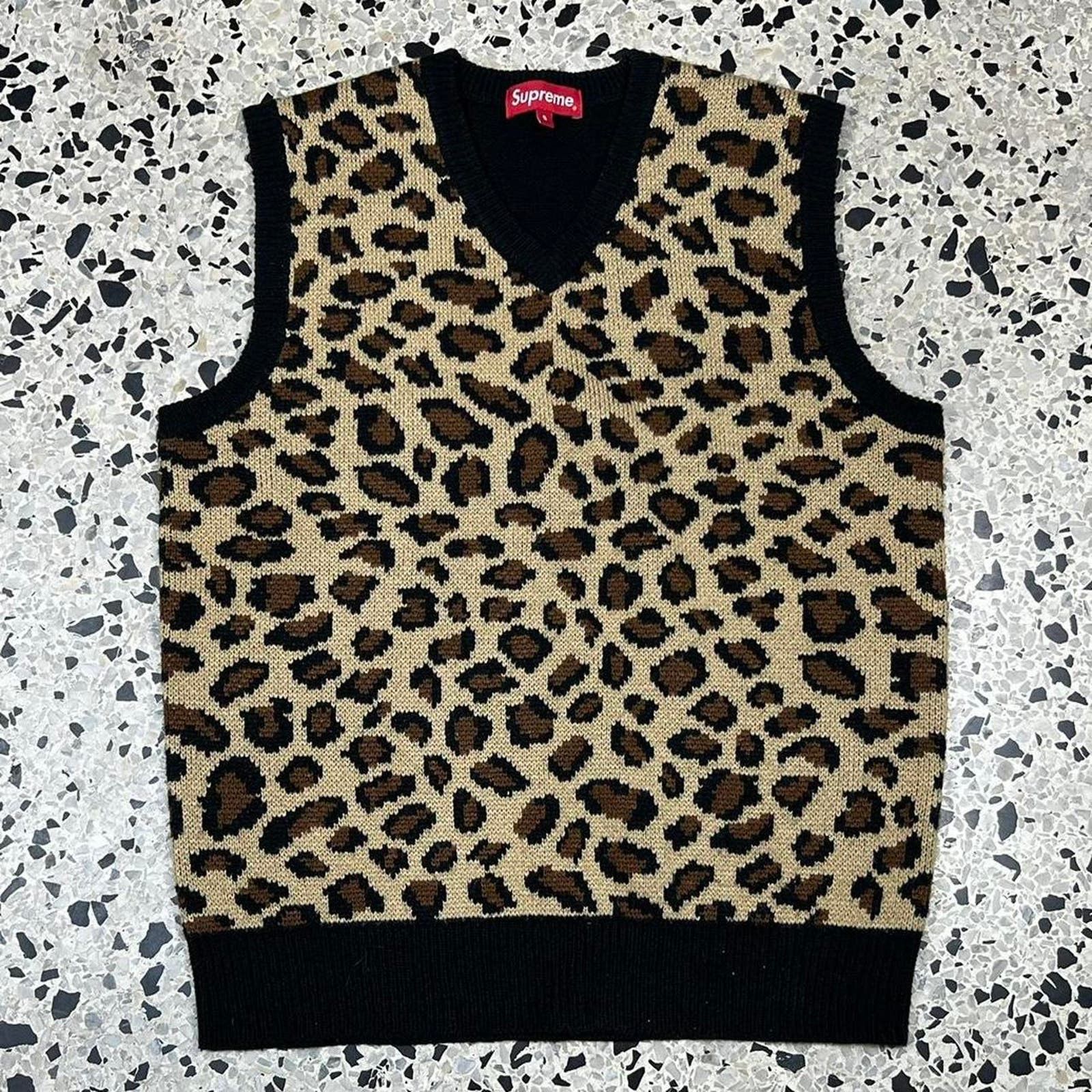 Supreme Leopard Vest | Grailed