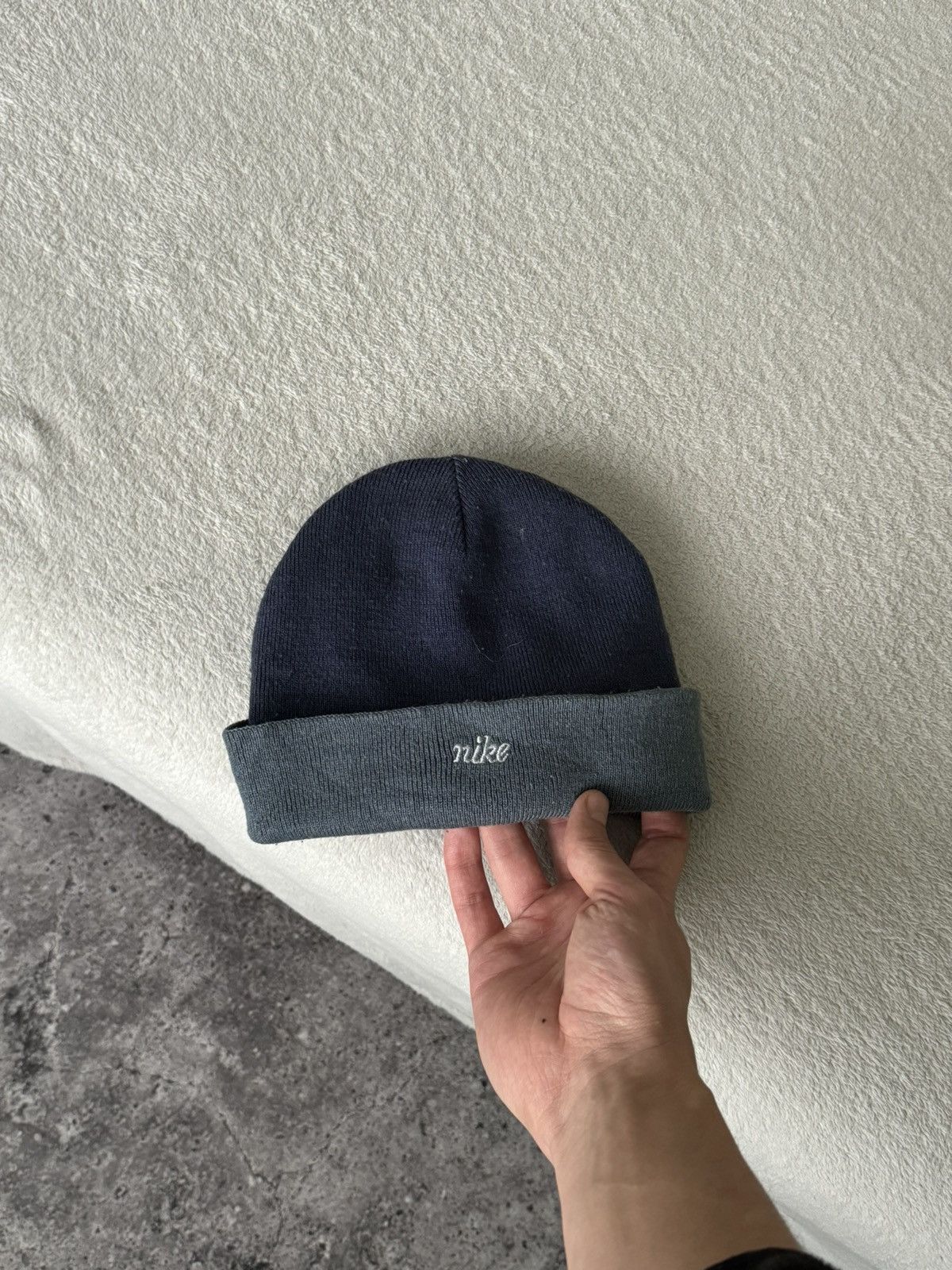 Nike × Vintage Vintage Nike reversible swoosh Y2K hat cap Size ONE SIZE - 4 Thumbnail