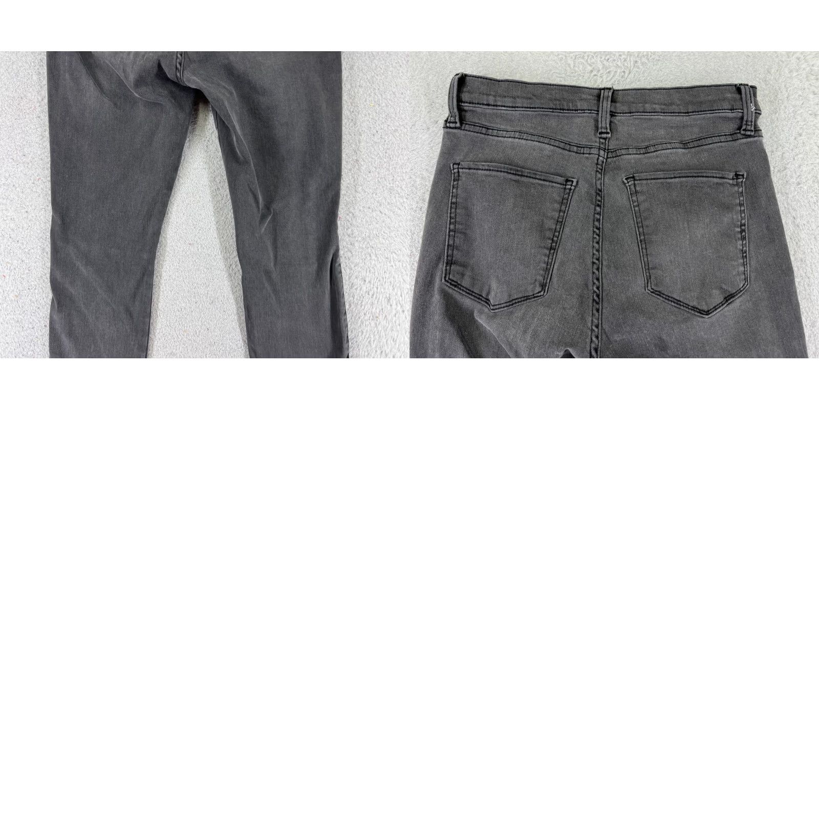 Lucky Brand Lucky Brand Jeans Womens Black Denim Skinny 3 26x25 Regular Inseam 25in 5-Pocket Stretch Comfort Mid Rise Tapered Ankle Uni-Fit Molel: Lucky Brand Size 26" / US 2 / IT 38 - 10 Thumbnail
