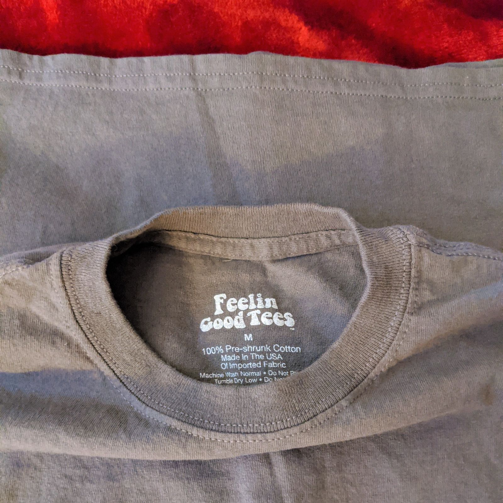 Other Feelin Good Tees Men’s Medium Graphic T-Shirt Vintage Gray Size US M / EU 48-50 / 2 - 4 Thumbnail