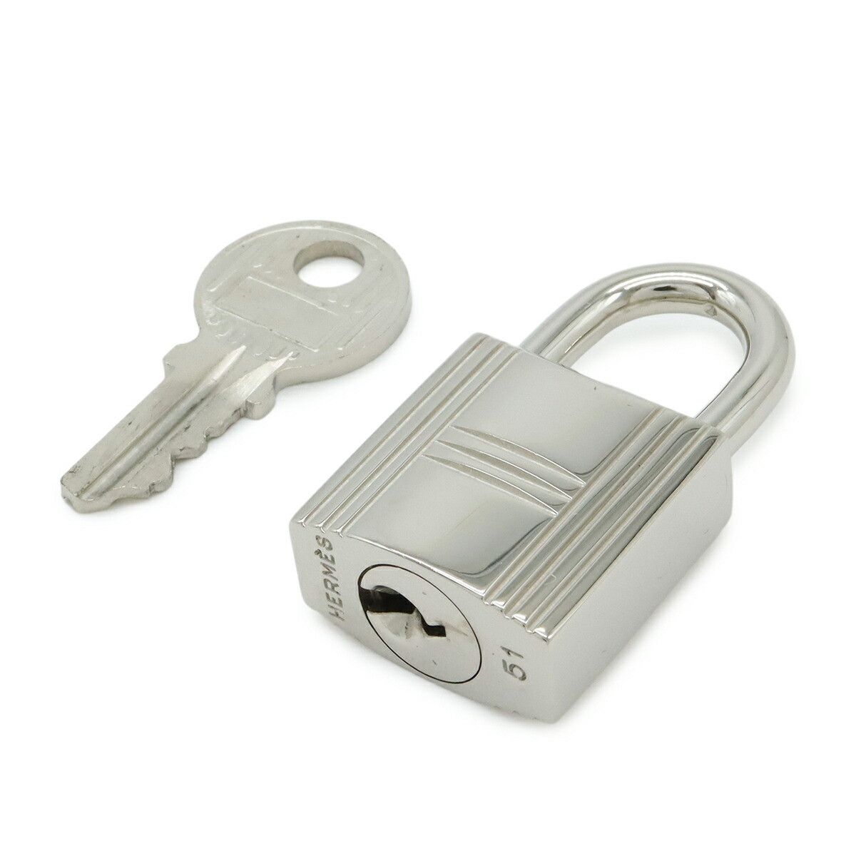 Hermes Hermes Hermes Cadena51 Padlock Metal Key Chain DUTY FREE for USA Size ONE SIZE - 1 Thumbnail