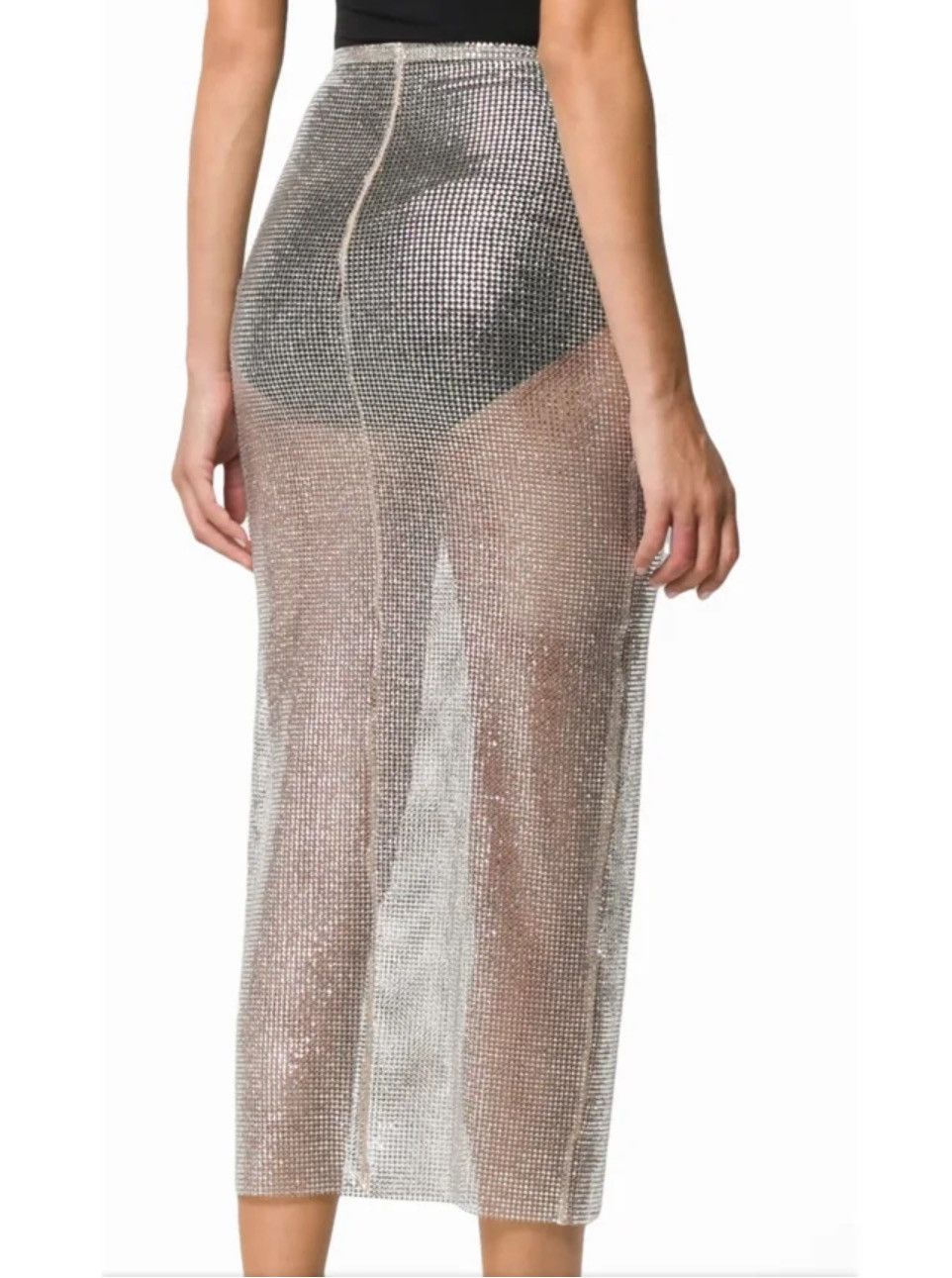 Alessandra Rich Alessandra Rich crystal embellished skirt Size 26" / US 2 / IT 38 - 6 Thumbnail