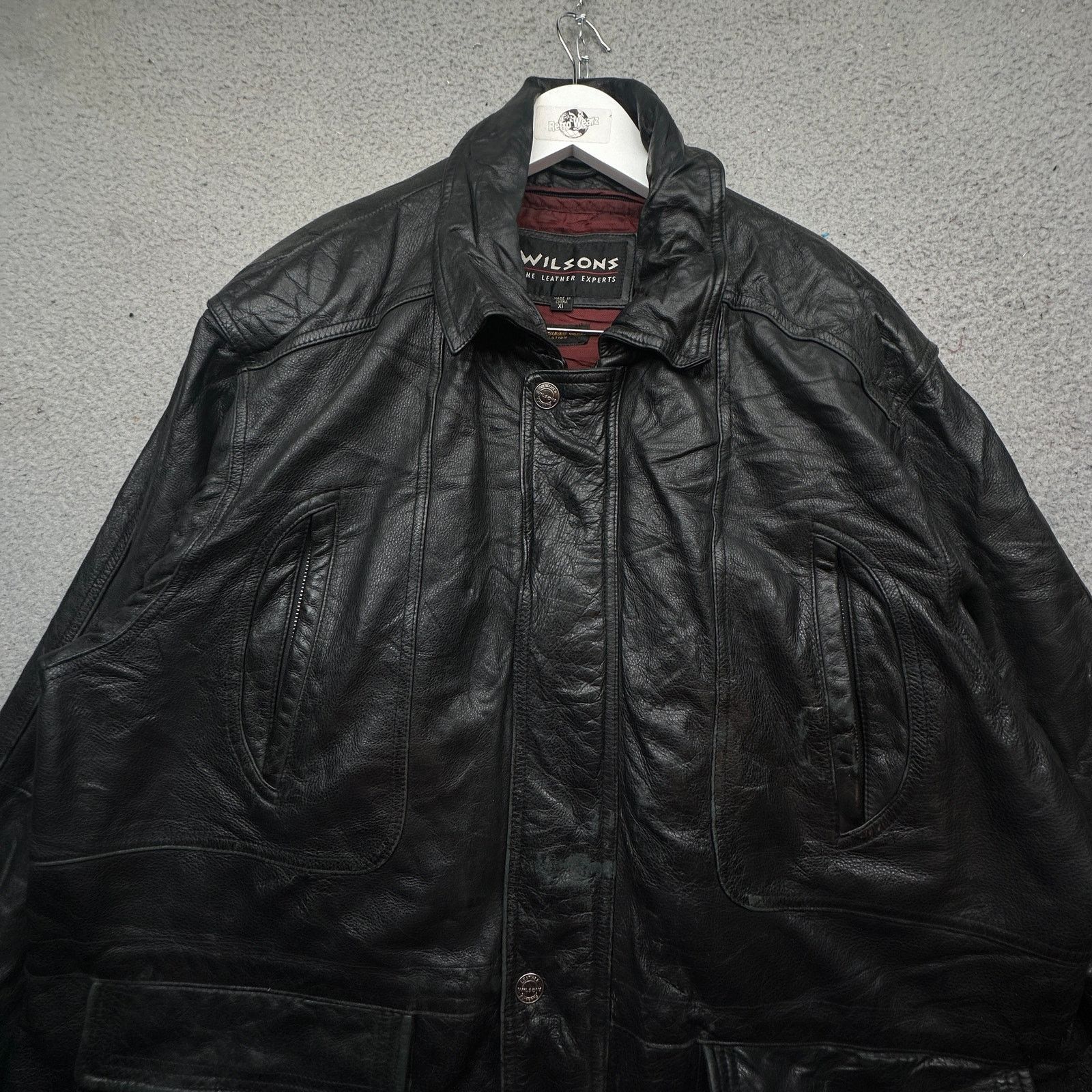 Wilsons Leather VTG Wilsons Leather Jacket XL Thinsulate Insulated Quited Size US XL / EU 56 / 4 - 5 Thumbnail