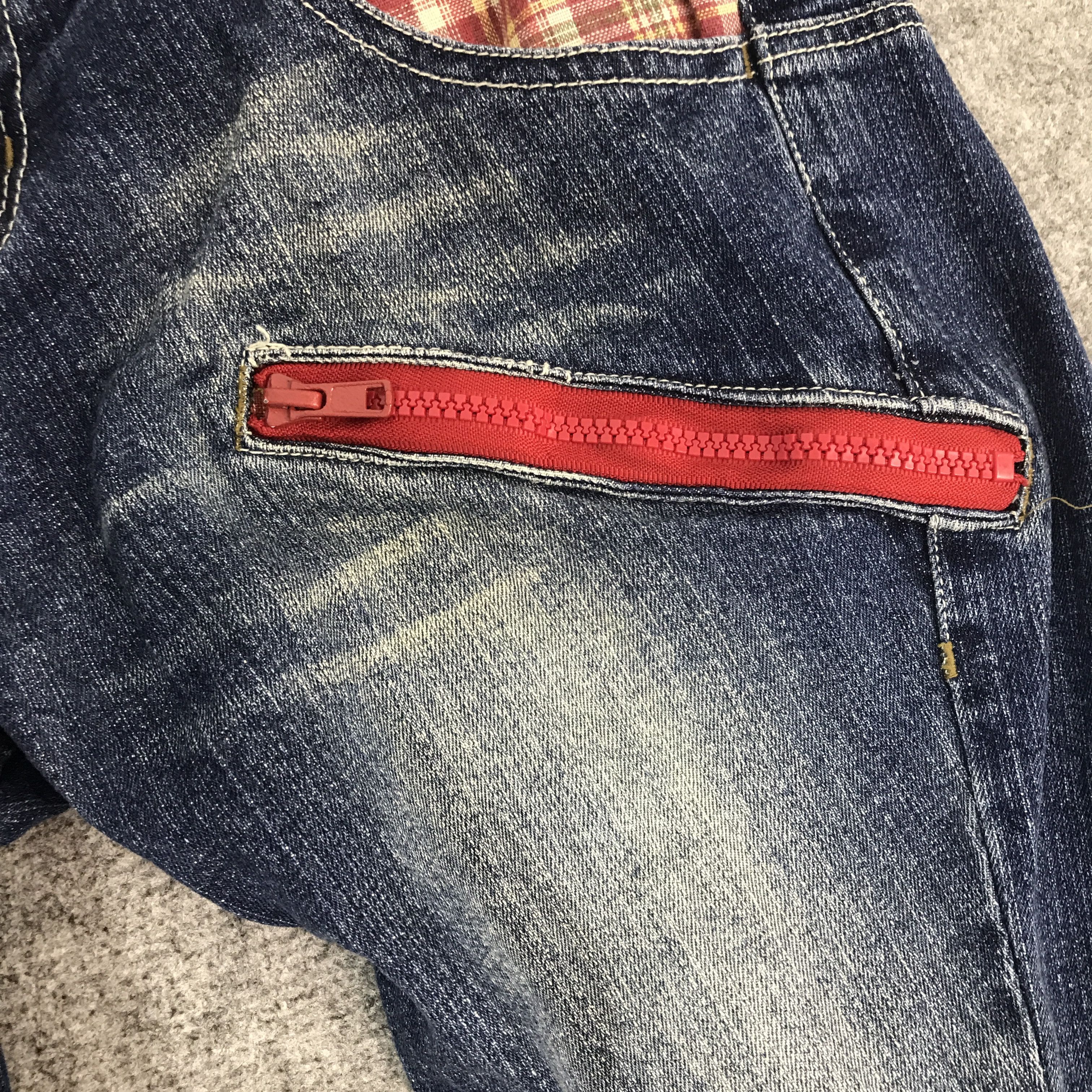 Japanese Brand Double waist design contno. denim Pants Size US 30 / EU 46 - 12 Thumbnail