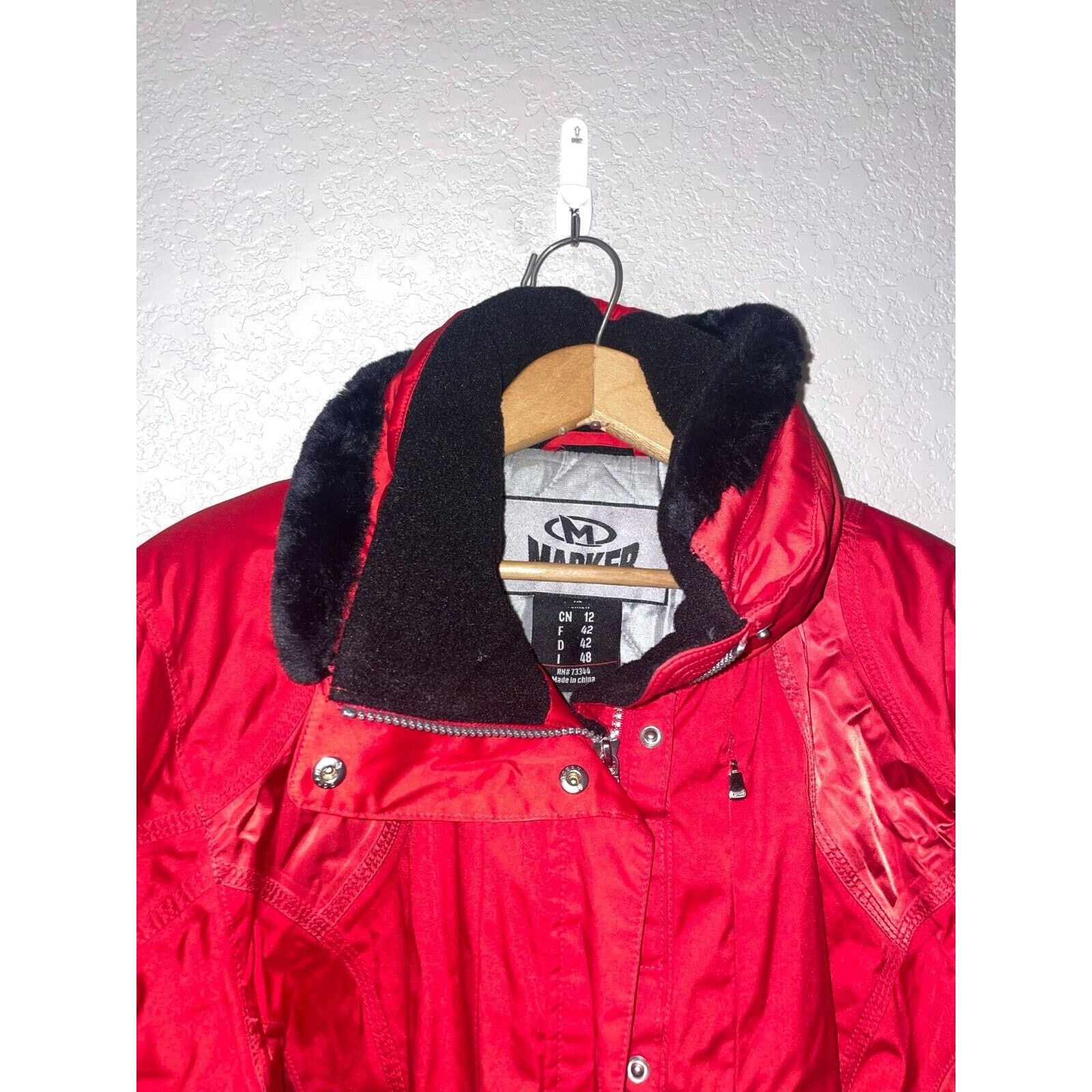 Vintage Womens Marker Ski Jacket Skiwear Skiing Insulated Coat 12 Size XL / US 12-14 / IT 48-50 - 2 Thumbnail