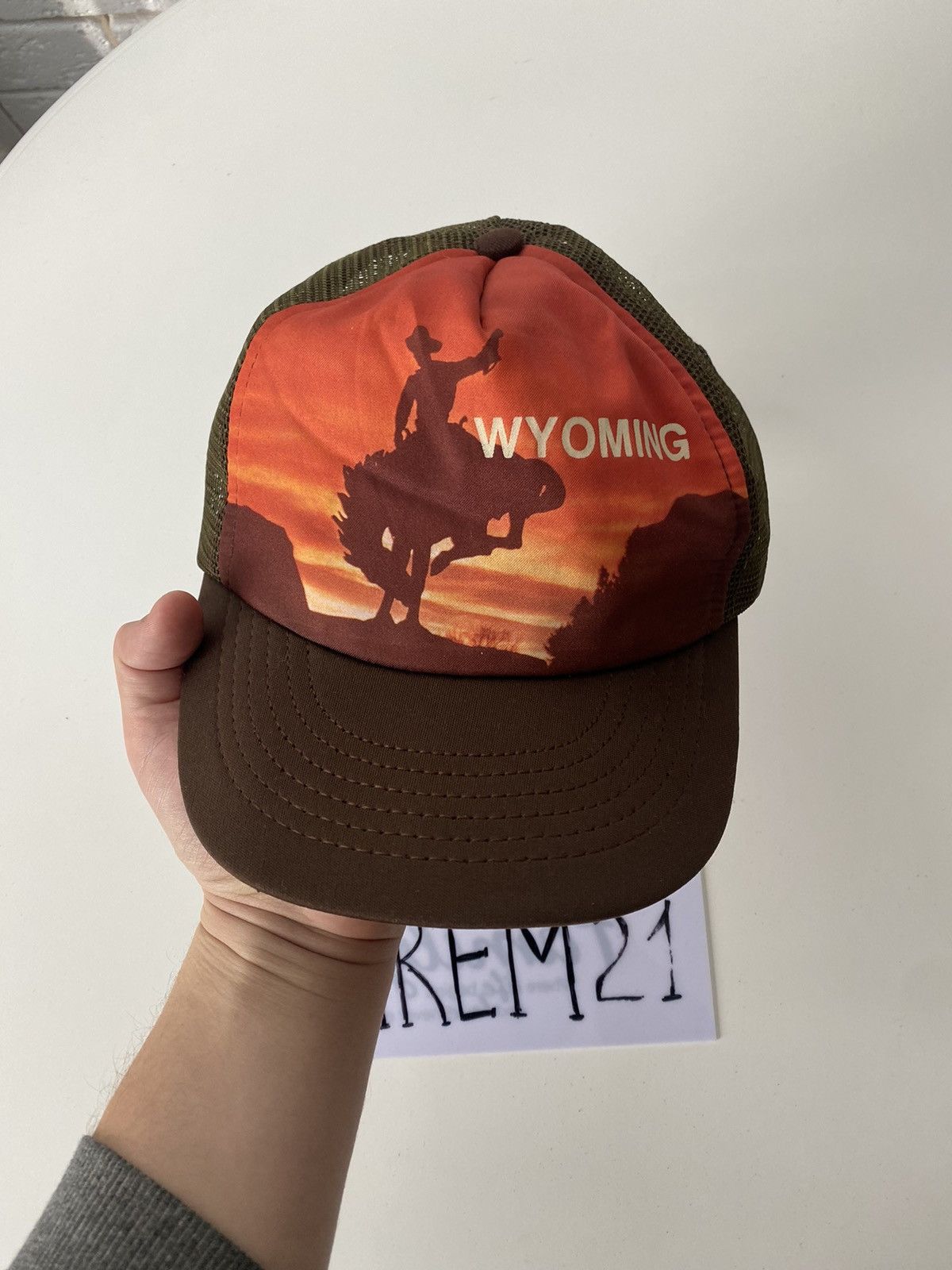 Other Wyoming made in USA vintage tracker cap hat Size ONE SIZE - 2 Thumbnail