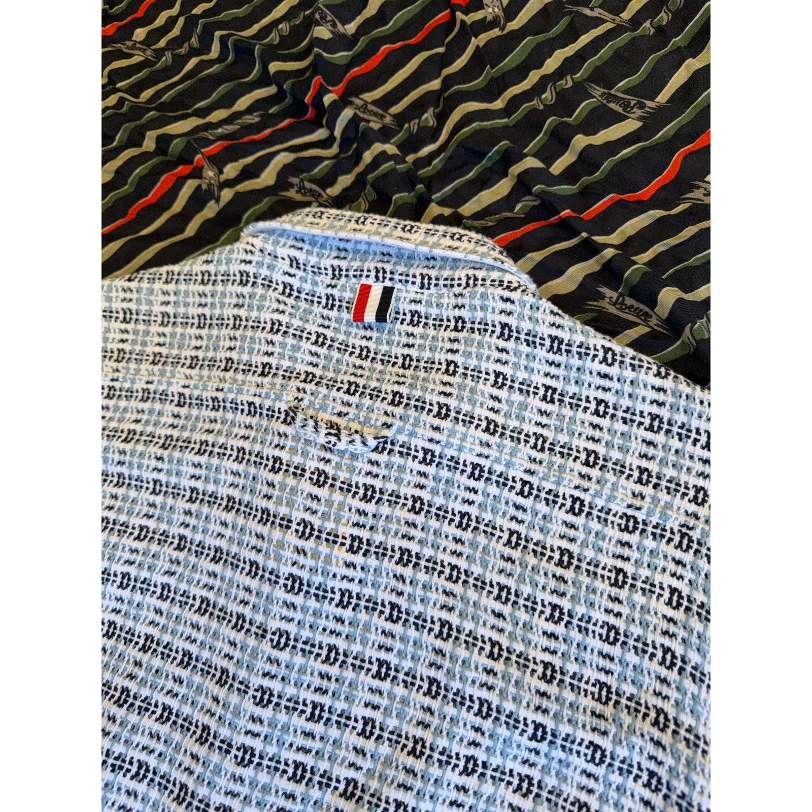 Thom Browne $2,850 Thom Browne Crochet Tweed Snap Fromt Shirt Jacket - 3 Size US L / EU 52-54 / 3 - 3 Thumbnail
