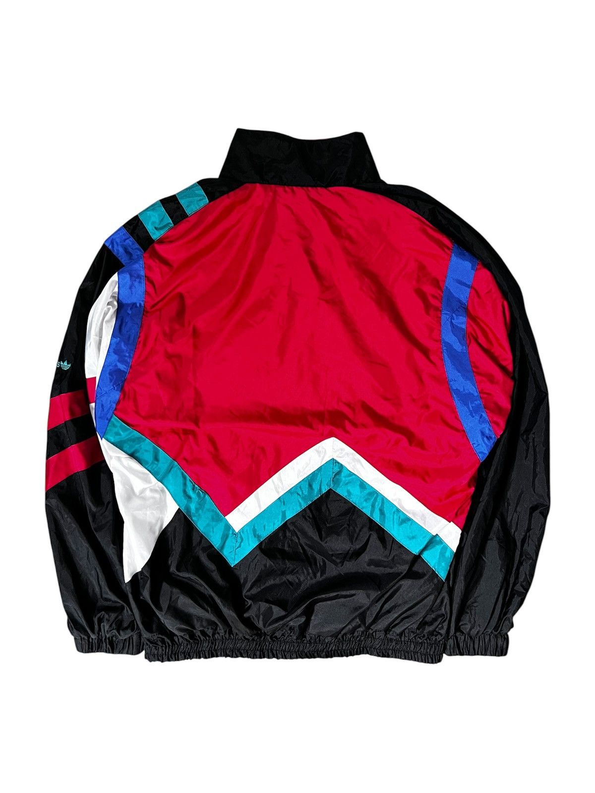 Adidas Adidas Colour Block 80-90s Windbreaker Jacket Size US L / EU 52-54 / 3 - 4 Thumbnail