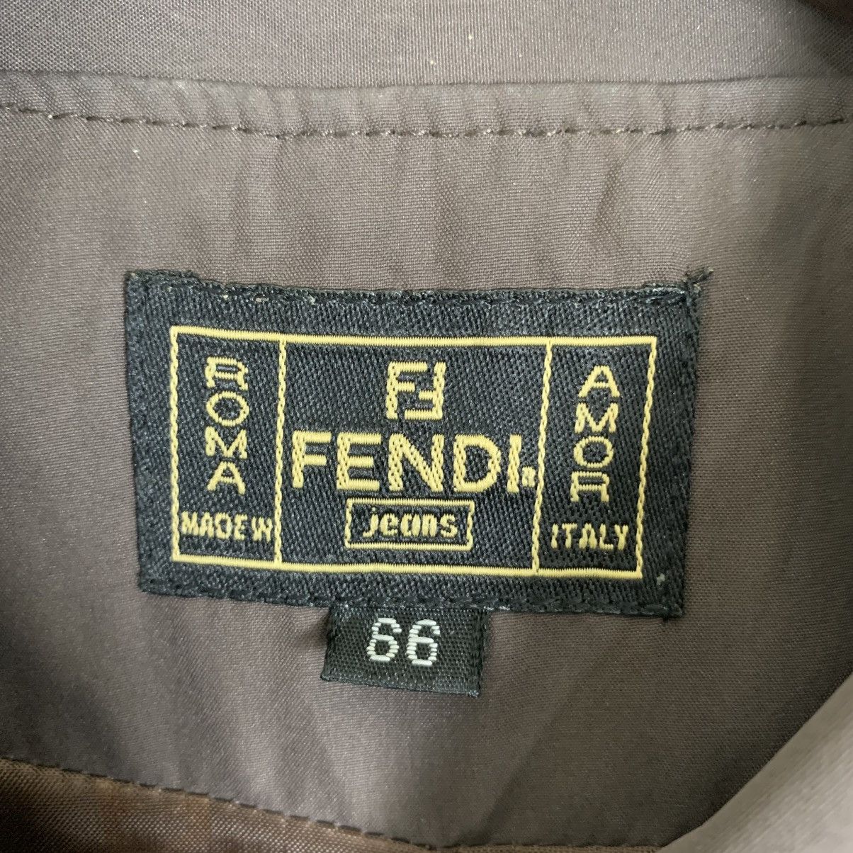 Fendi × Vintage Fendi Italian Luxury Brand Fendi Jeans Light Jacket Size S / US 4 / IT 40 - 11 Thumbnail