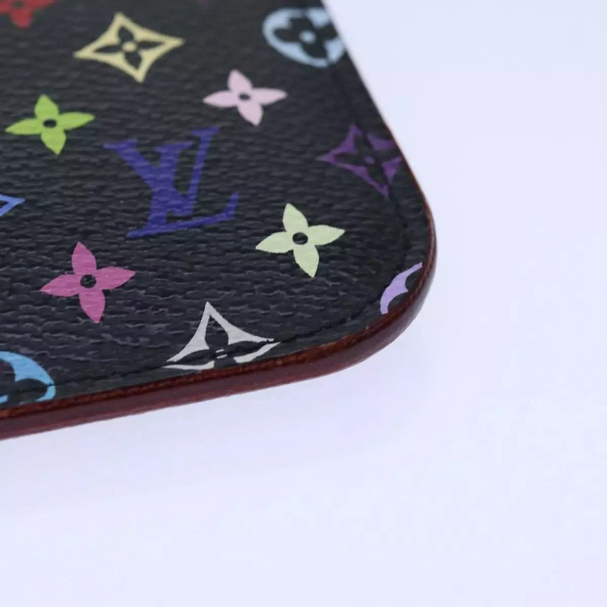 Louis Vuitton LOUIS VUITTON Multicolor Pochette ClesNM Coin Purse Black Size ONE SIZE - 5 Thumbnail