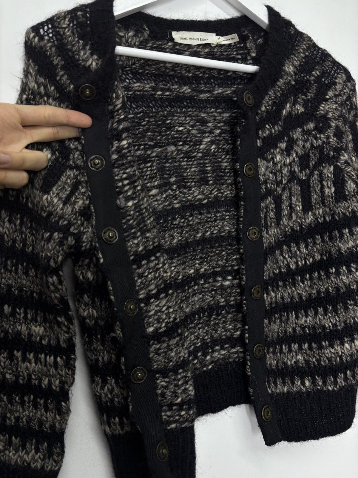 Isabel Marant Isabel Marant Etoile Superkid Mohair Snap Button Sweater Size XS / US 0-2 / IT 36-38 - 9 Thumbnail