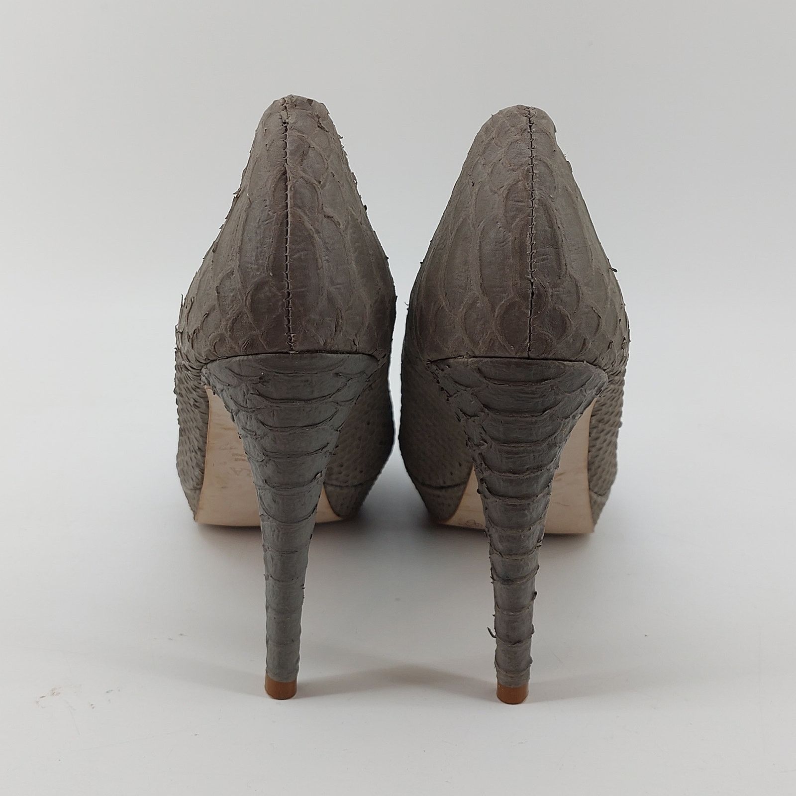 Zara Zara Snake Embossed Animal print Pumps Heels 8- 8.5 / 39 Size US 8 / IT 38 - 6 Thumbnail