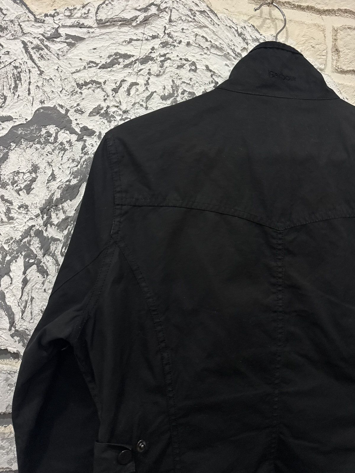 Barbour Womens Barbour Utility Black Waxed Jacket Size 12 Size M / US 6-8 / IT 42-44 - 9 Thumbnail