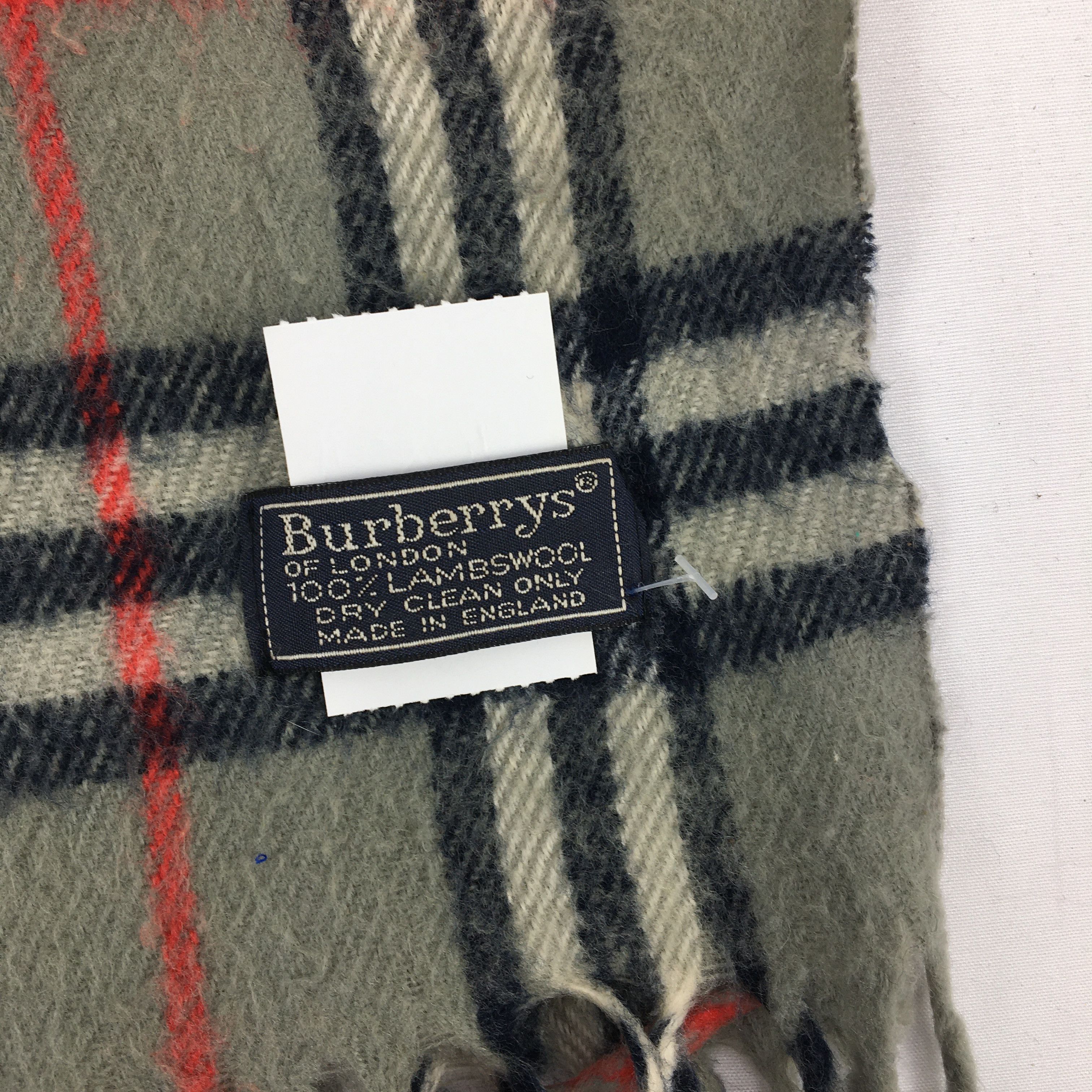 Japanese Brand Vintage Burberry Scarf Muffler Wool Cashmere Scarves Size ONE SIZE - 4 Thumbnail