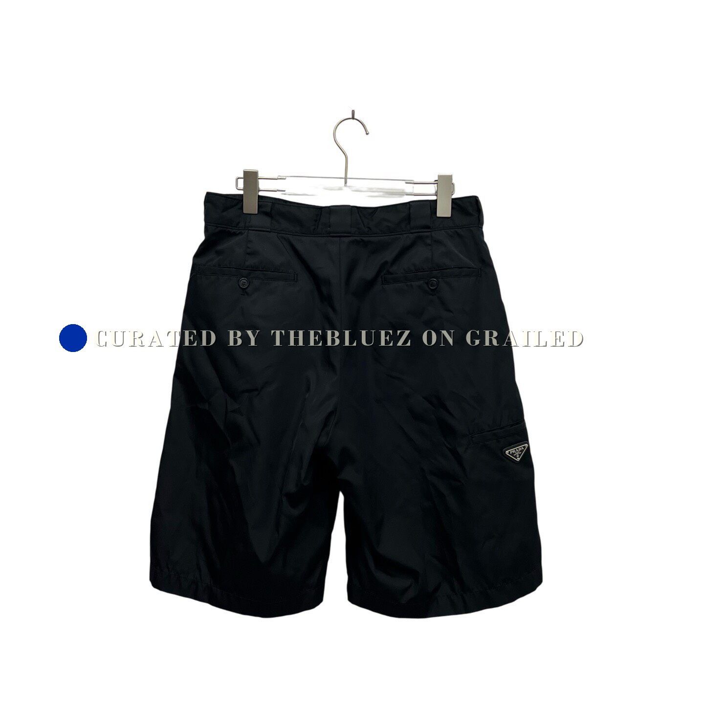 Prada Prada Iron Plate Triangle Logo Shorts Size US 30 / EU 46 - 1 Thumbnail