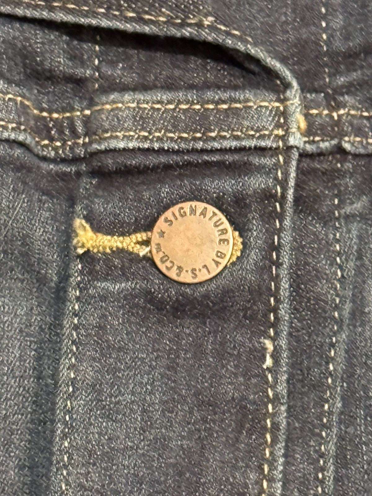 Levi's × Levi's Vintage Clothing Signature by Levi Strauss Lady Trucker Jacket SZ XL Med Blue Size XL / US 12-14 / IT 48-50 - 15 Thumbnail