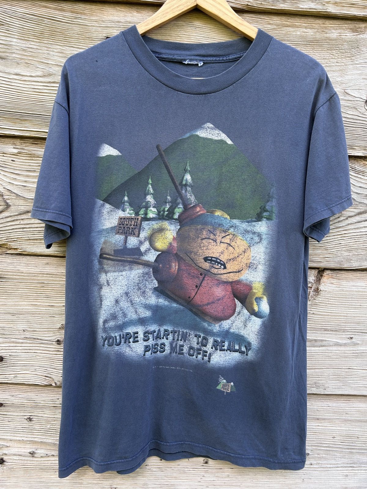 vintage pissing 90s Vintage South Park 1998 Cartman Pissing Me Off T-Shirt - Tops