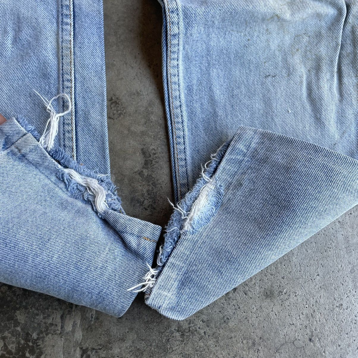 Levi's Vintage Clothing 🔥Vintage Levis Stoned Washed Ripped Distress Dirty Jeans Size US 30 / EU 46 - 7 Thumbnail