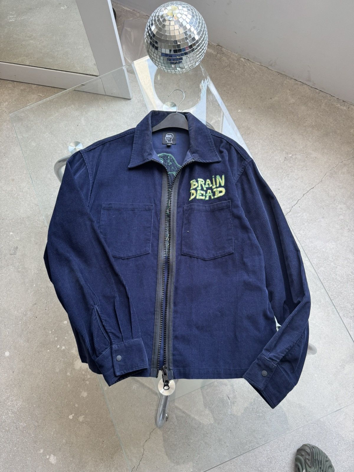 Brain Dead Brain Dead Velvet Jacket Mushroom Size US S / EU 44-46 / 1 - 4 Thumbnail