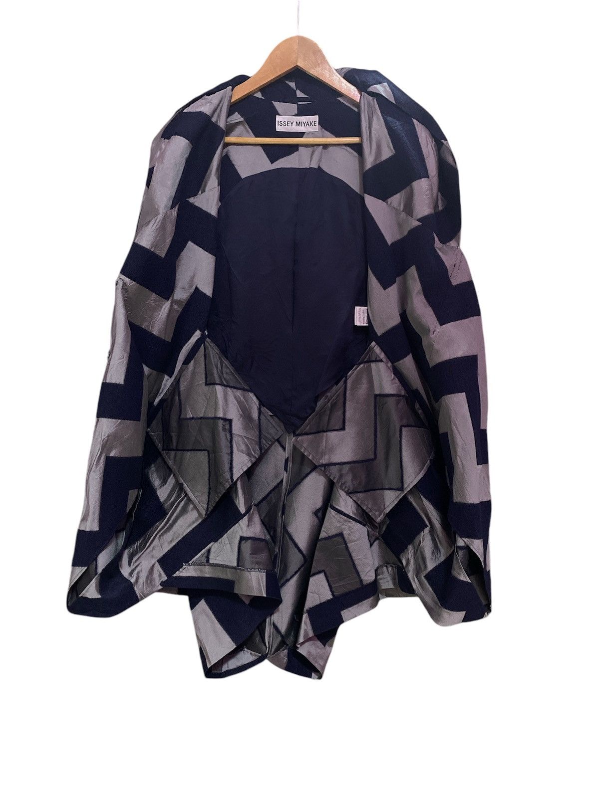 Issey Miyake Rare Aw10 Issey Miyake Origami Jacquard Patchwork Collection Size M / US 6-8 / IT 42-44 - 4 Thumbnail