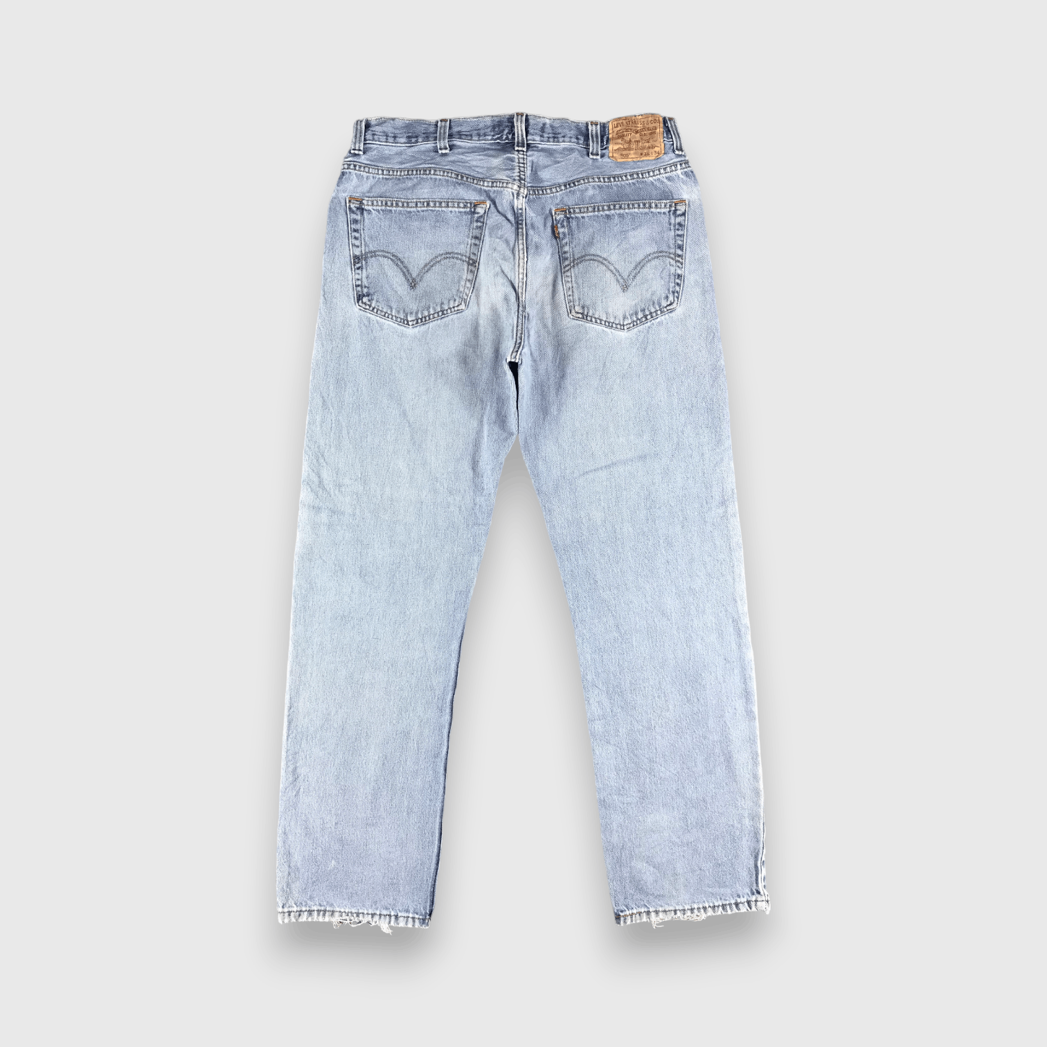Levi's Vintage Blue Wash Levis 505 Jeans-J2478 Size US 37 - 2 Thumbnail