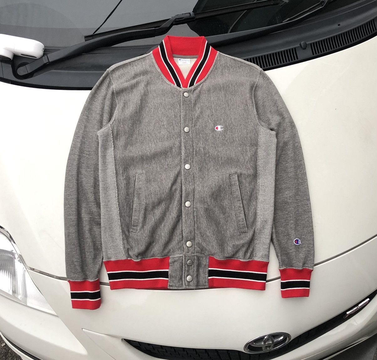 Champion Champion Reverse Weave Button Snap Track Top Jacket Size US L / EU 52-54 / 3 - 5 Thumbnail