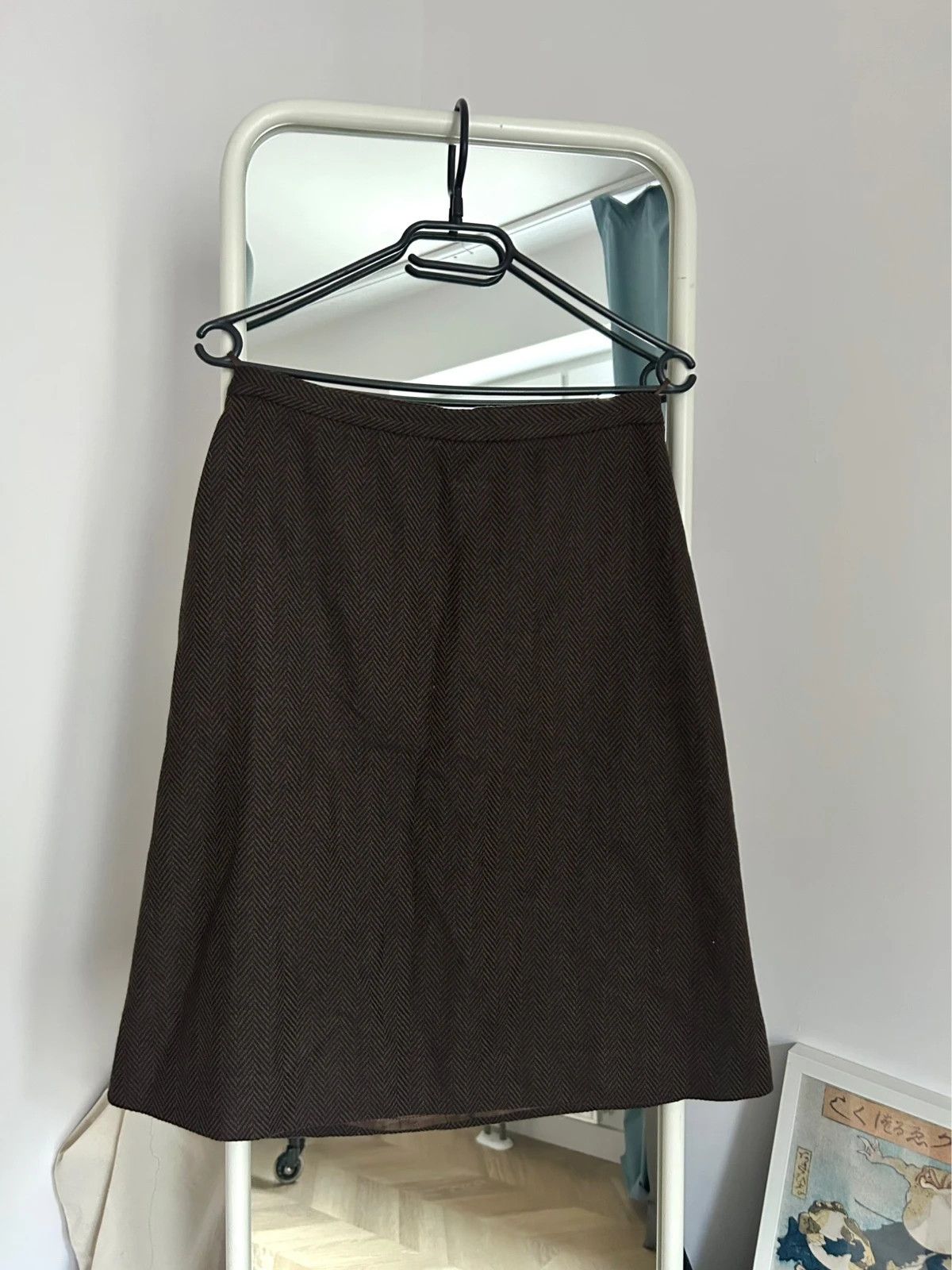 Dolce & Gabbana Dolce & Gabbana Brown Tweed Midi Skirt Size 27" / US 4 / IT 40 - 1 Thumbnail