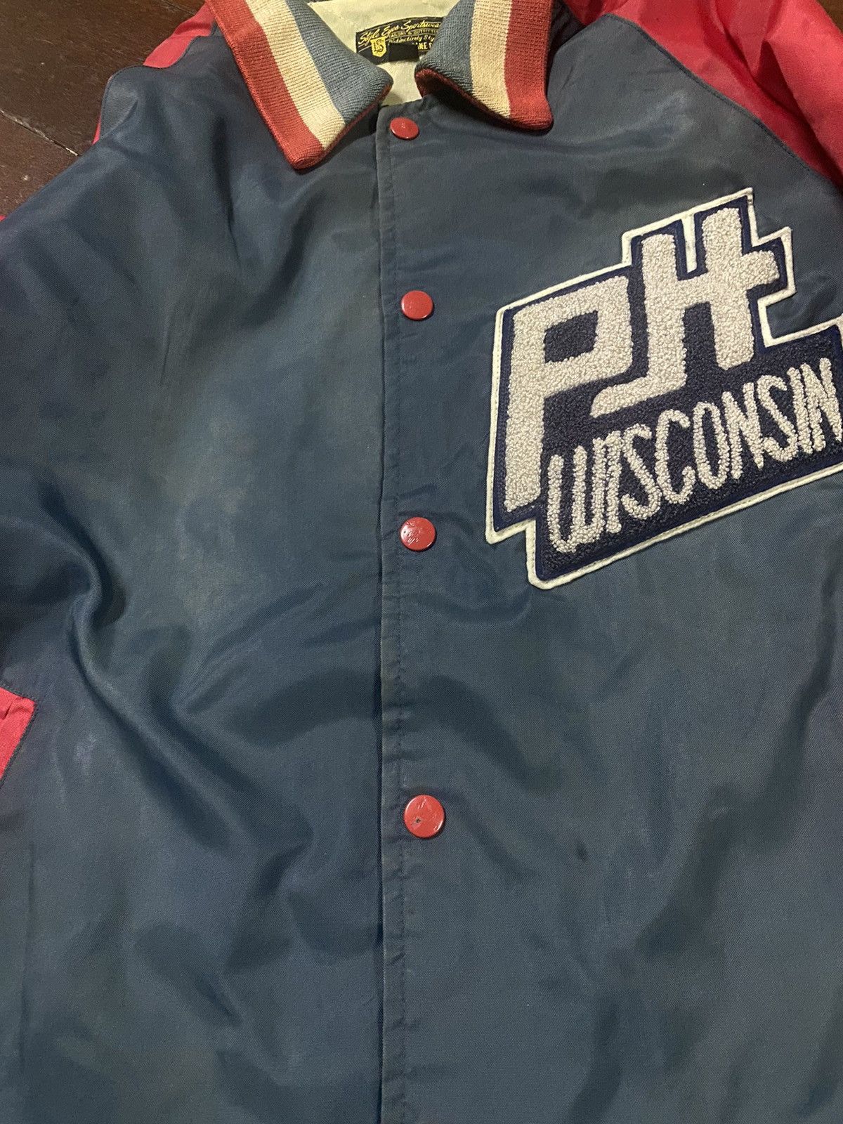 Sugar Cane Vtg Sugar Cane Style Eye wisconsin Embroidery Varsity Jacket Size US XL / EU 56 / 4 - 14 Thumbnail