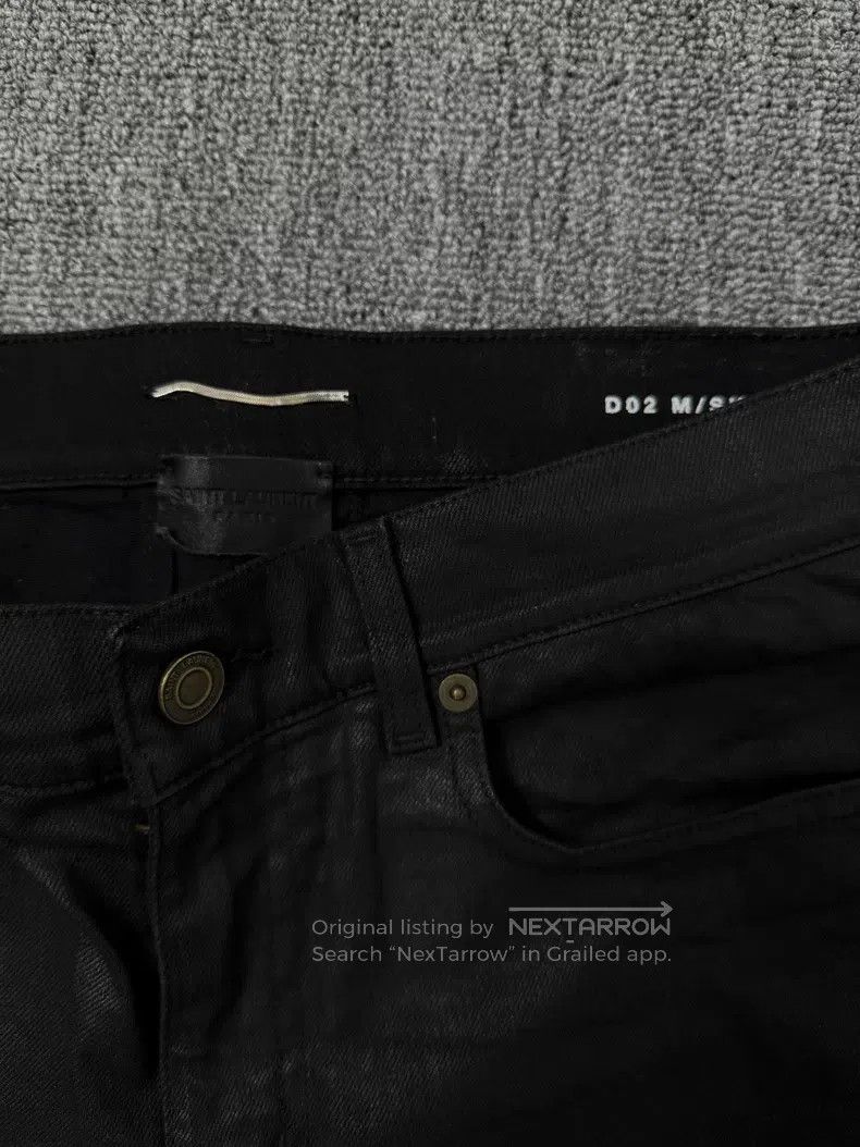 Saint Laurent Paris Saint Laurent Paris Black distressed denim jeans Size US 30 / EU 46 - 4 Thumbnail