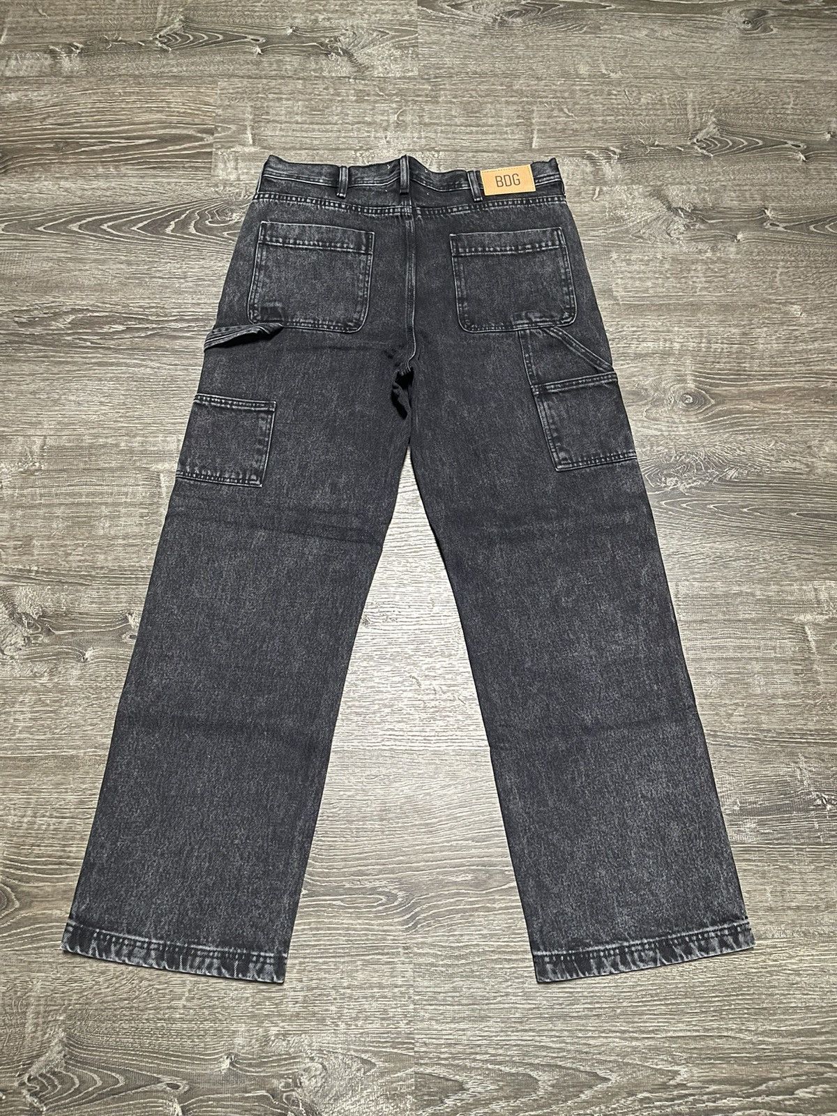 Carhartt × Vintage × basketcase gallery BDG Carhartt Style Jeans Black Carpenter Double Knees Size US 37 - 5 Thumbnail