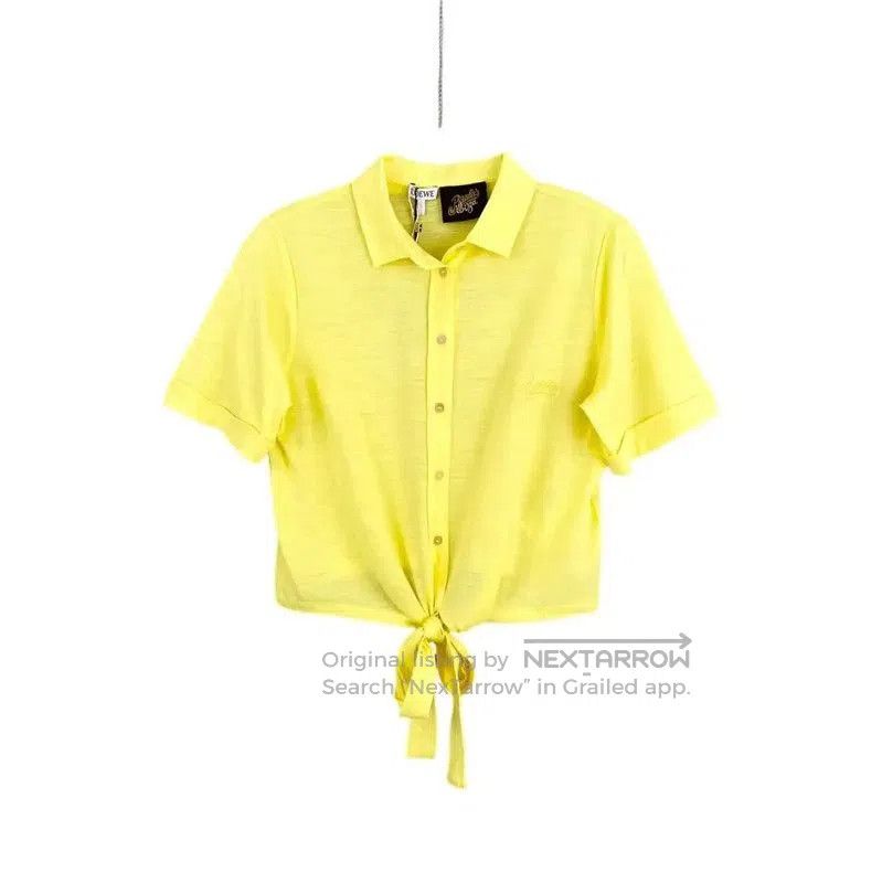 Loewe Loewe Yellow Wool Women's T-Shirt . Size XS / US 0-2 / IT 36-38 - 1 Thumbnail