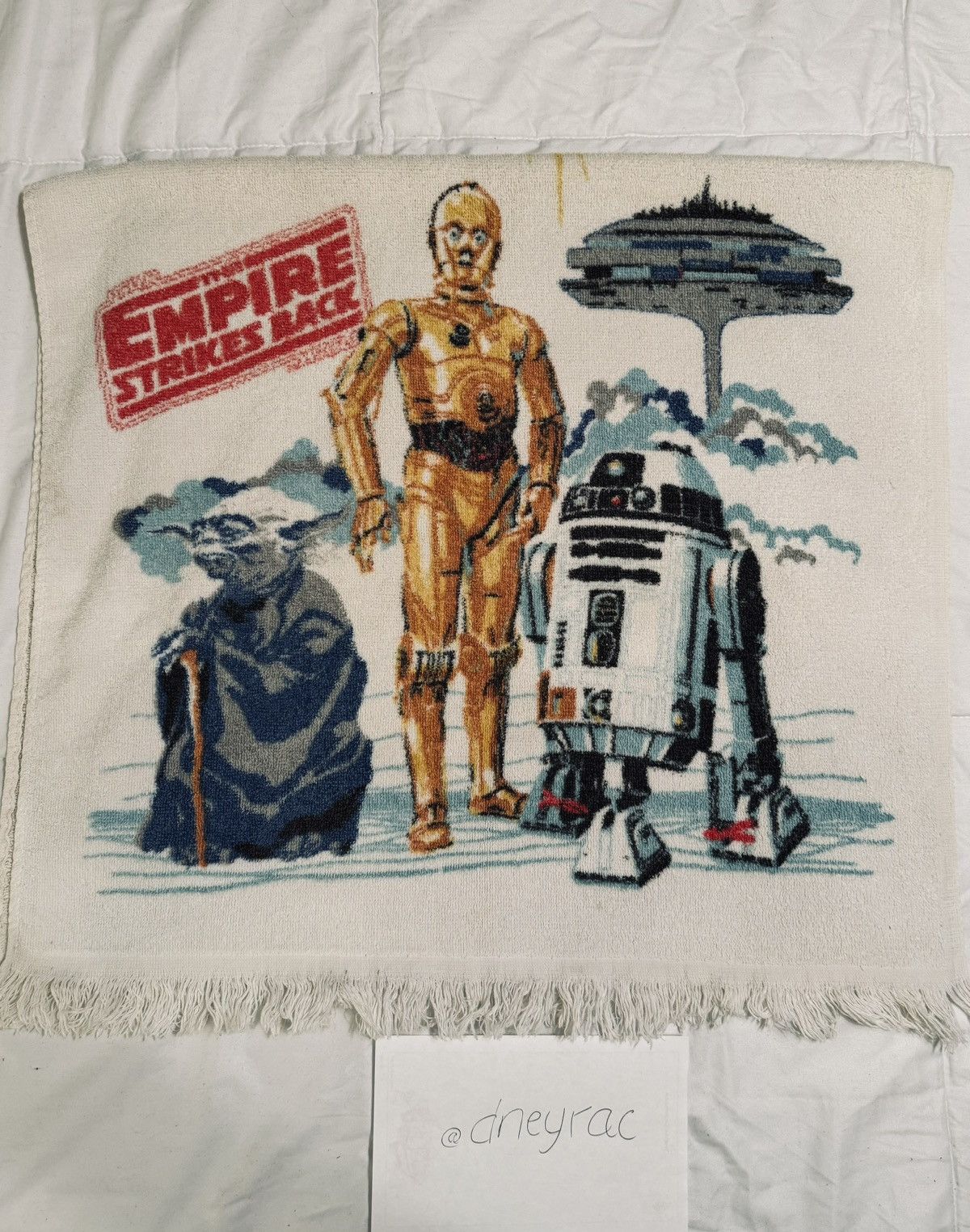 Star Wars × Vintage Vintage 1980 Star Wars Empire Strikes Back Towel Size ONE SIZE - 2 Thumbnail