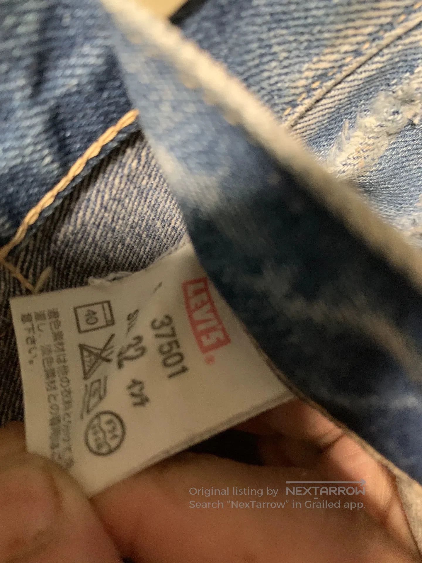 LVC classic distressed high-end jeans lvc. Size US 28 / EU 44 - 5 Thumbnail