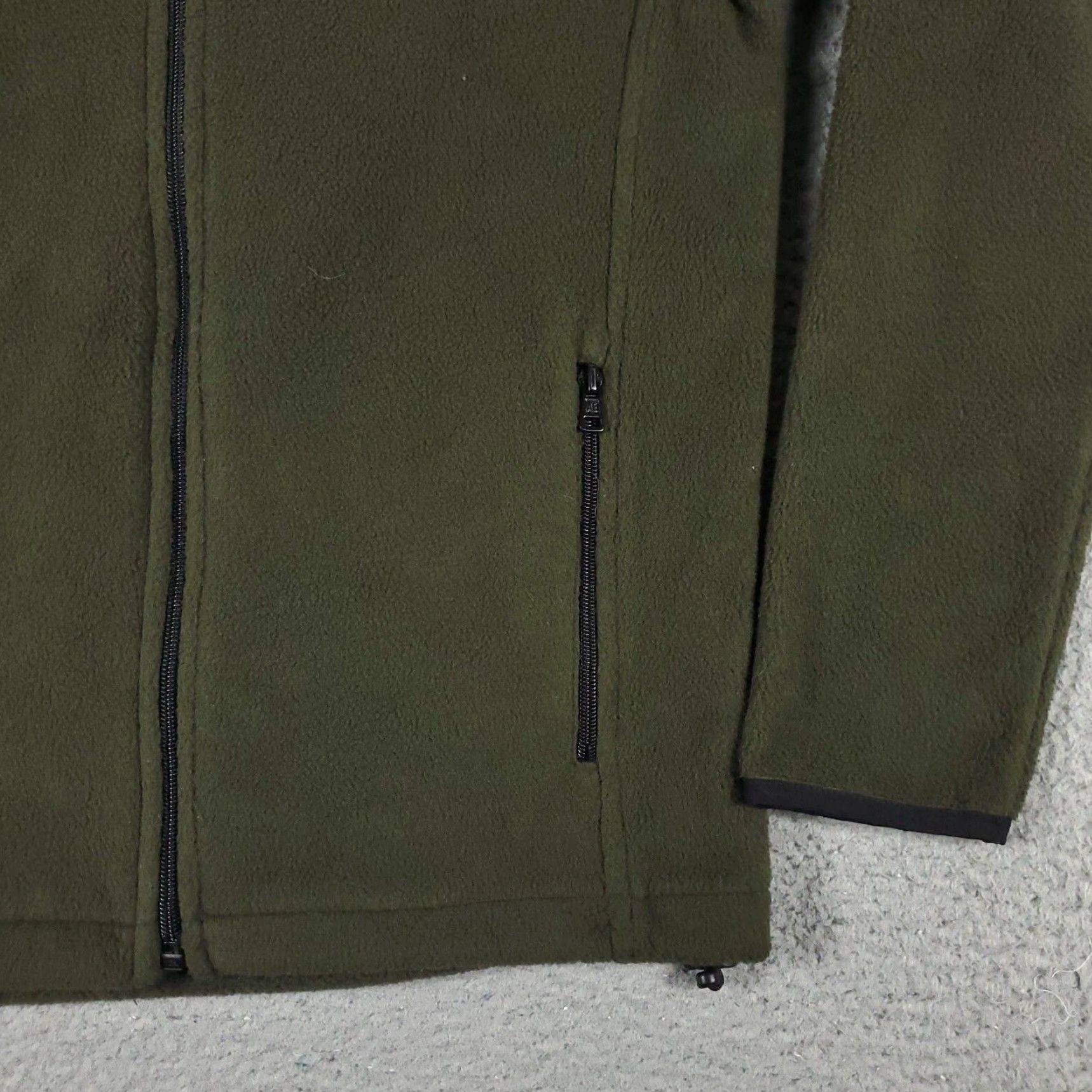 American Eagle Outfitters American Eagle Sweater Mens XS Green Fleece Outdoors Full Zip Up Sweatshirt Size US XS / EU 42 / 0 - 4 Thumbnail