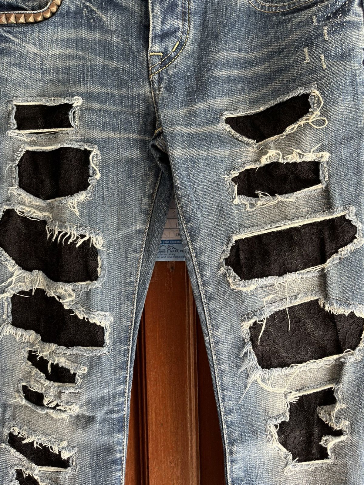 Hysteric Glamour HYSTERIC GLAMOUR RIPPED JEANS Size 29" - 3 Thumbnail
