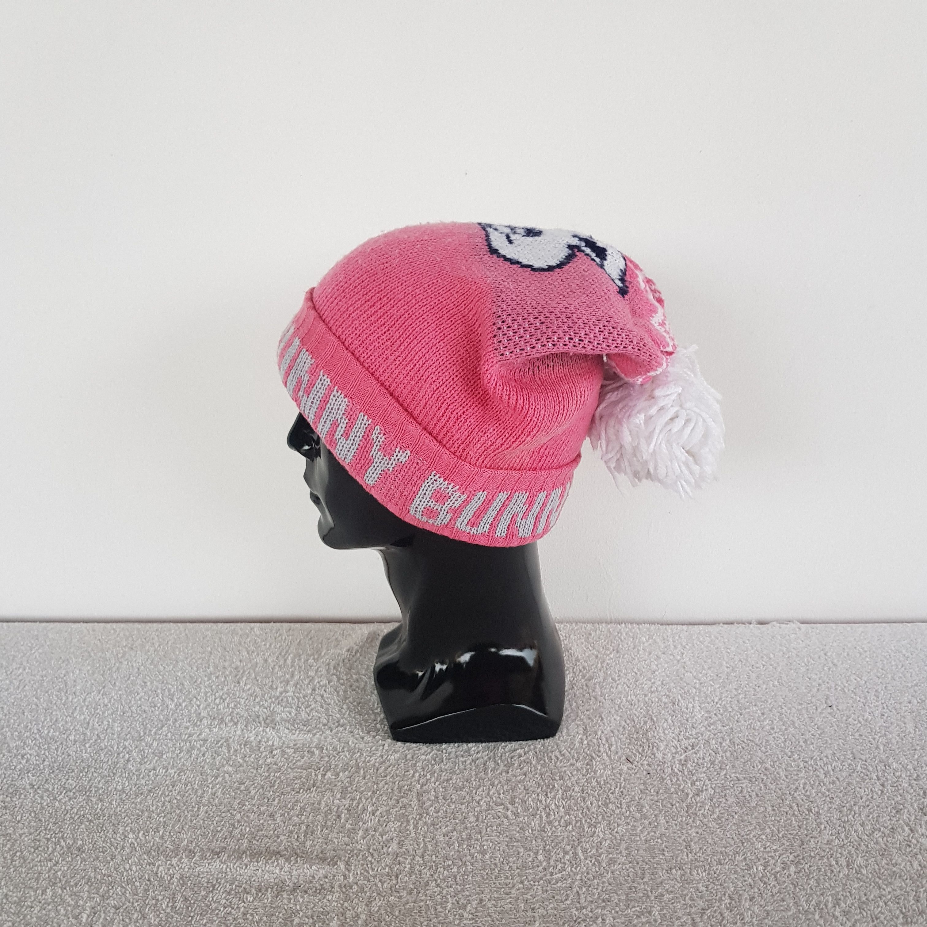 Japanese Brand Vintage 90s Bunny Bunny Cute Beanie Snow Caps Ski Hats. Size ONE SIZE - 5 Thumbnail