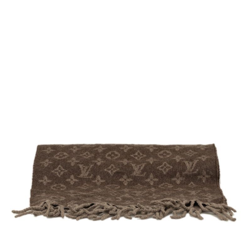 Louis Vuitton Louis Vuitton Louis Vuitton Wool Cashmere Gradient Scarf M70258 Canvas Scarf M70258 in Very Good Condition Size ONE SIZE - 1 Thumbnail
