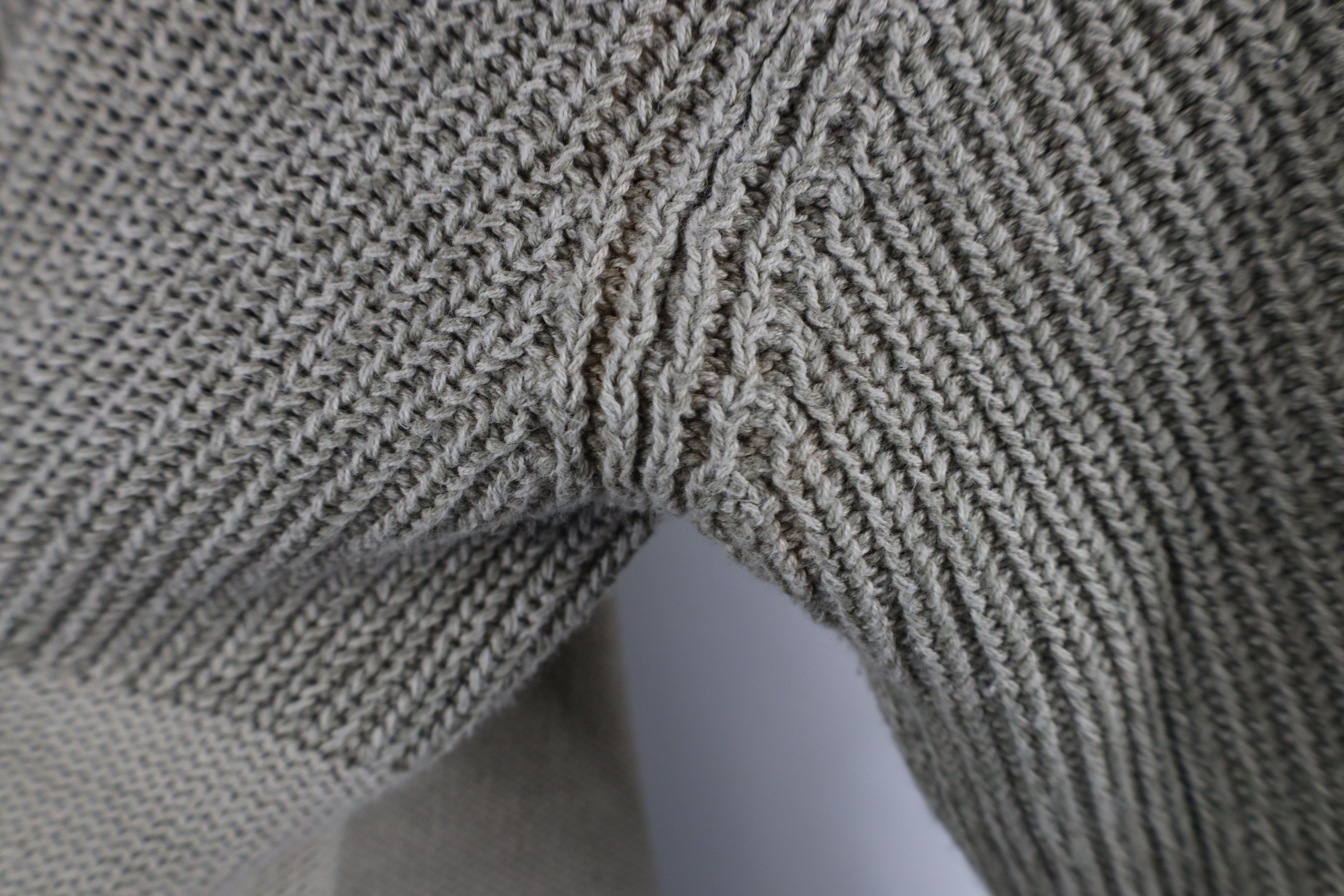 Columbia × Vintage Vintage 90s Columbia Ribbed Knit Sweater Heather Green Size US L / EU 52-54 / 3 - 6 Thumbnail