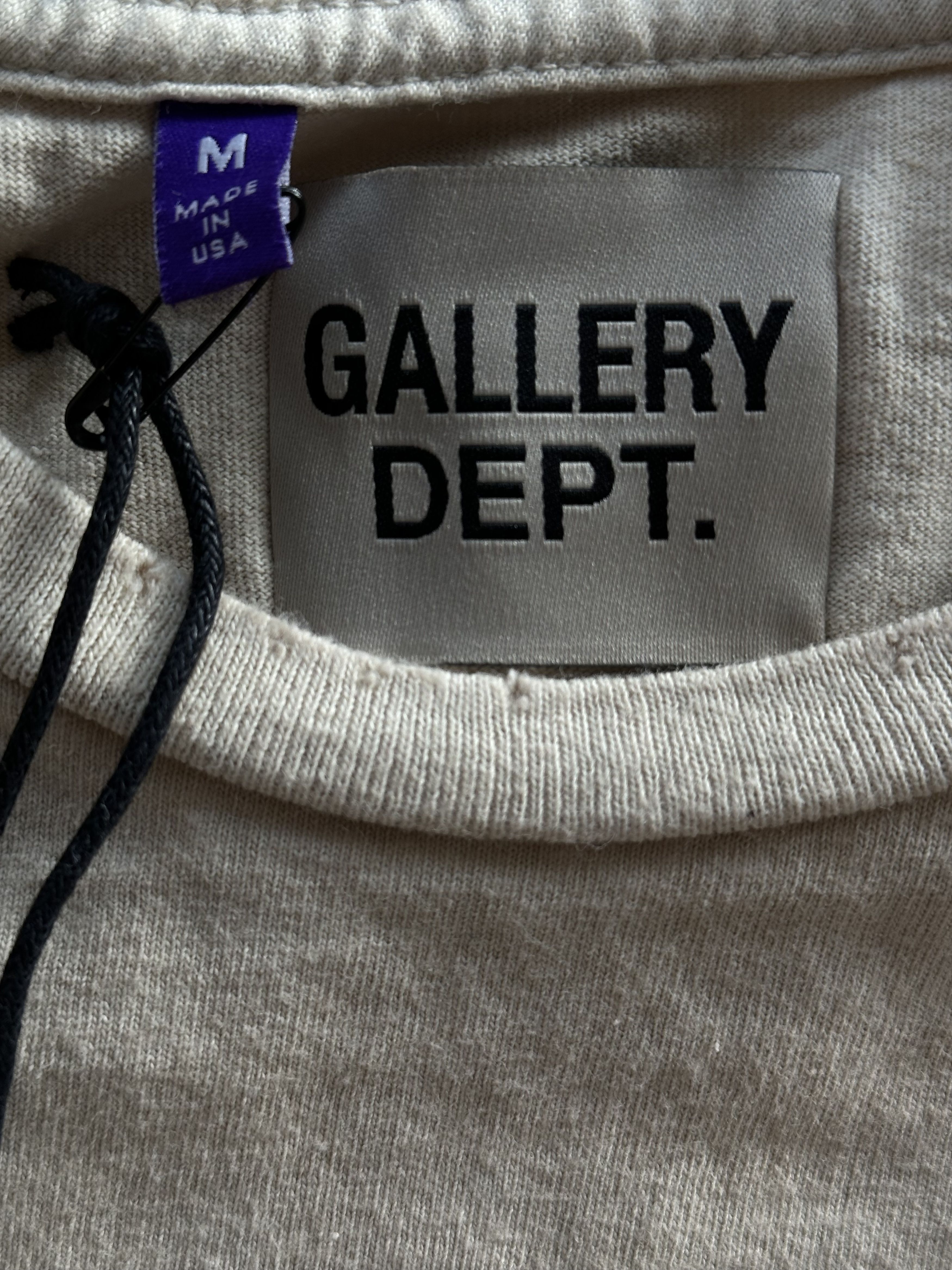 Gallery Dept. Gallery Dept Antique White & Black Sleep Apnea Logo T-Shirt Size US XXL / EU 58 / 5 - 3 Thumbnail