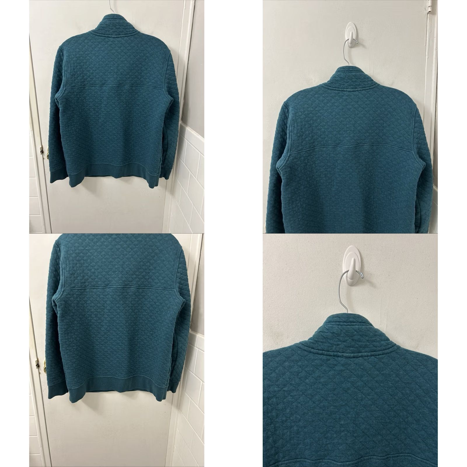 Patagonia Patagonia Organic Cotton Quilt Snap-T Pullover Womens M Teal Jacket L/S 25281 Size M / US 6-8 / IT 42-44 - 8 Thumbnail