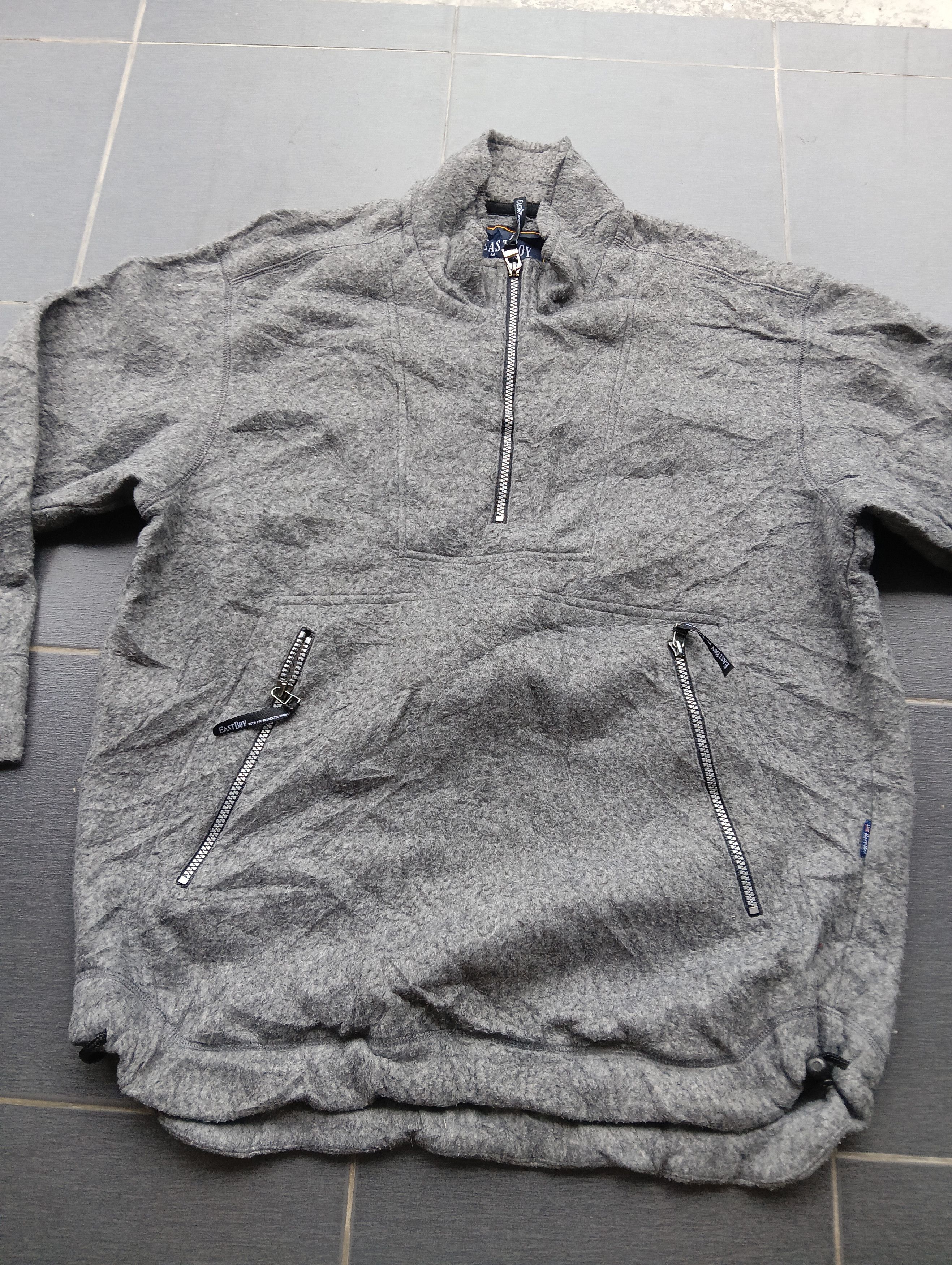 east boy men half zipper sweater