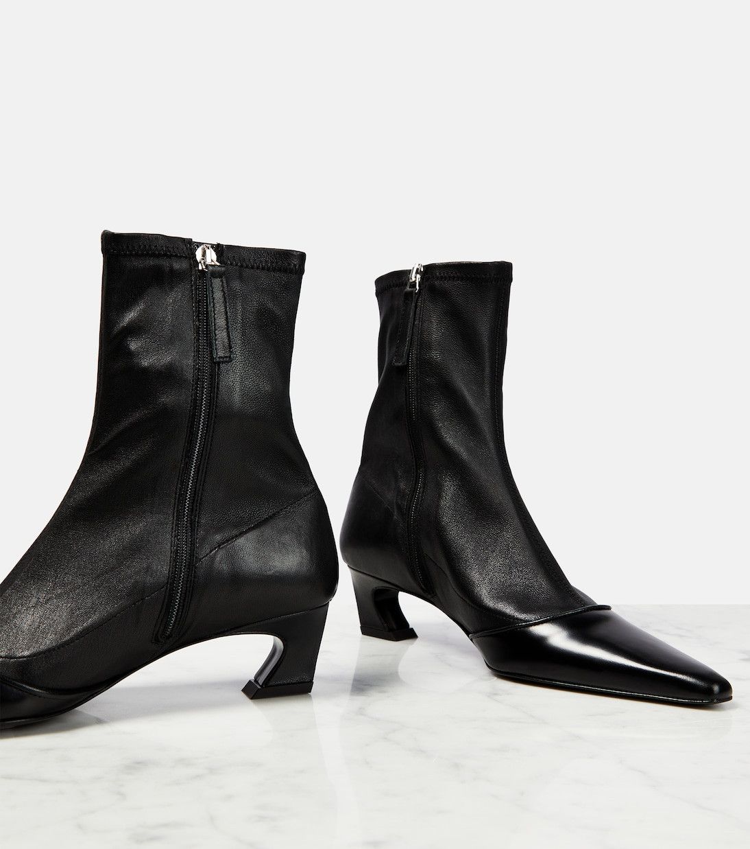 Acne Studios $830 Acne Studios Bano Leather Ankle Boots Size US 6 / IT 36 - 4 Thumbnail