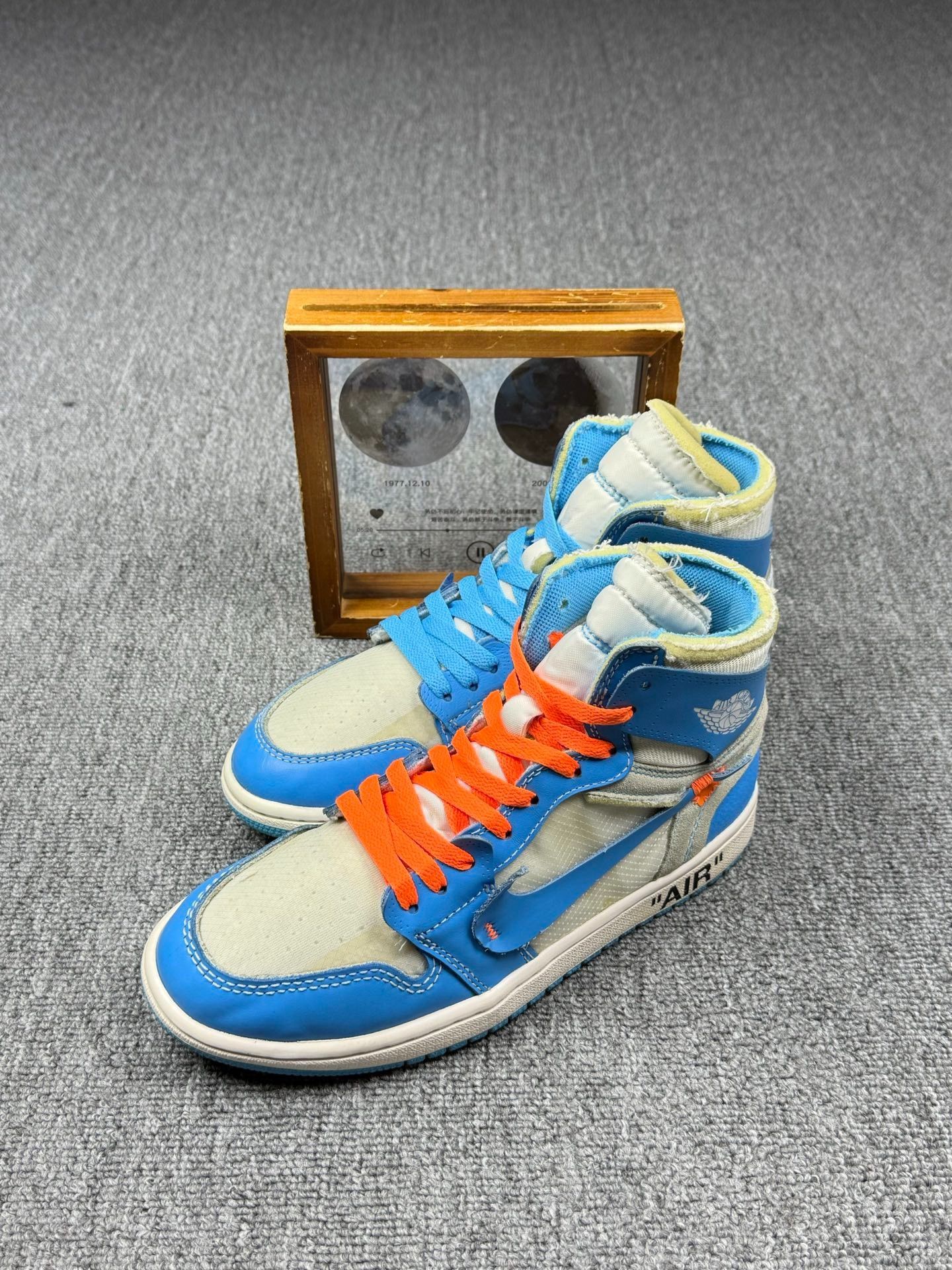 Nike Nike AJ1 Blue Lowtop Sneakers 7 Men Size US 7 / EU 40 - 1 Thumbnail