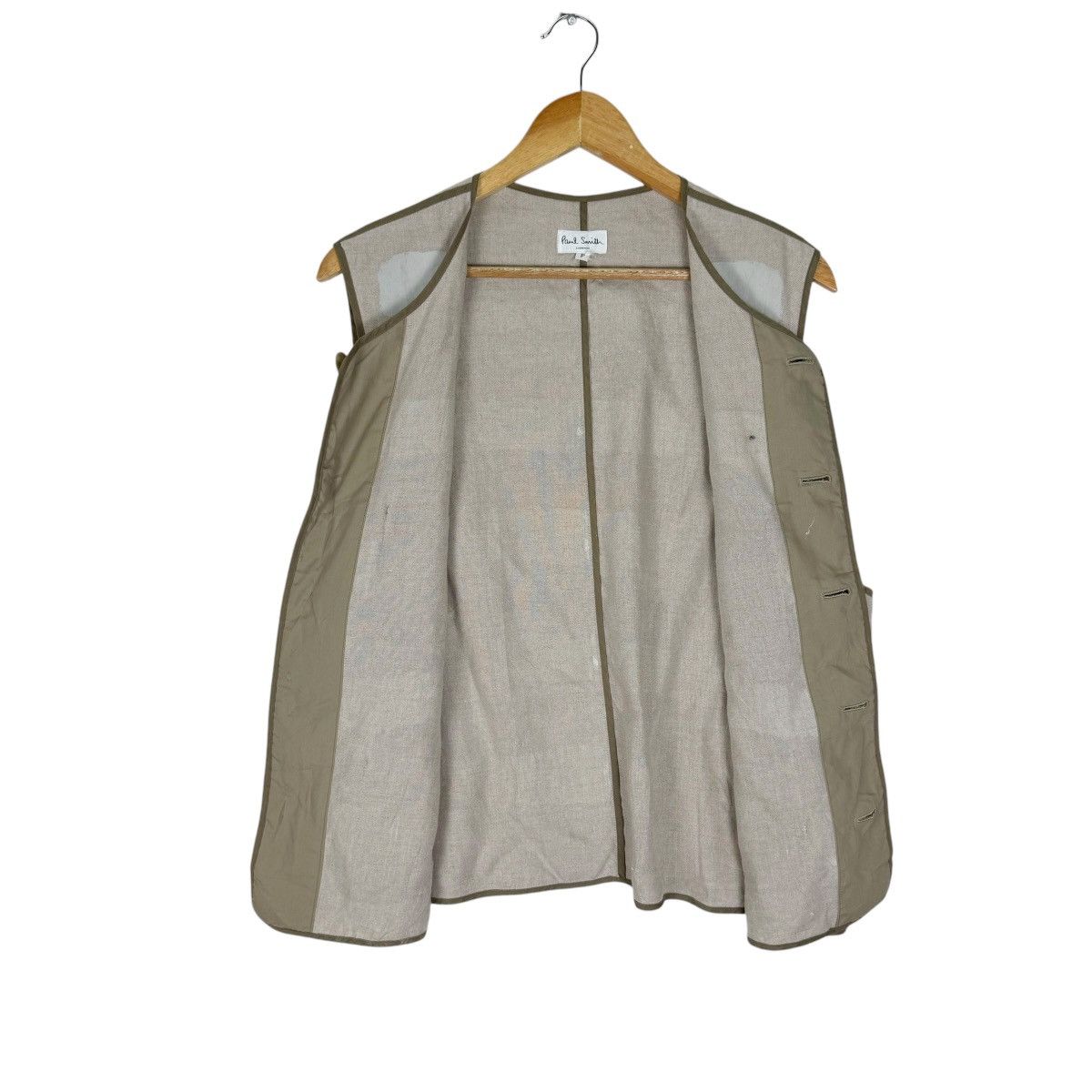 Paul Smith ☀️PAUL SMITH HEMP MULTI POCKET BUTTON VEST Size US M / EU 48-50 / 2 - 8 Thumbnail