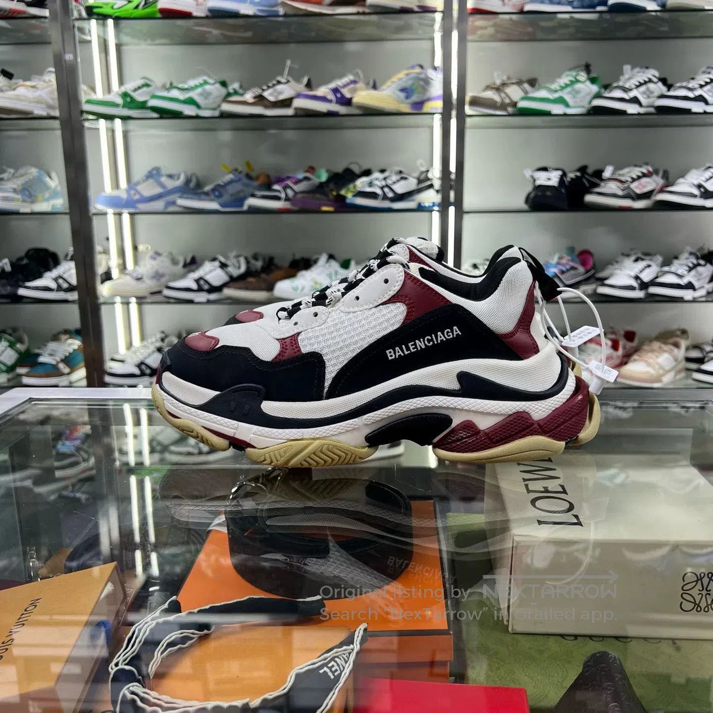 Balenciaga Balenciaga Black Red Dad Sneakers Size 41. Size US 8 / EU 41 - 3 Thumbnail