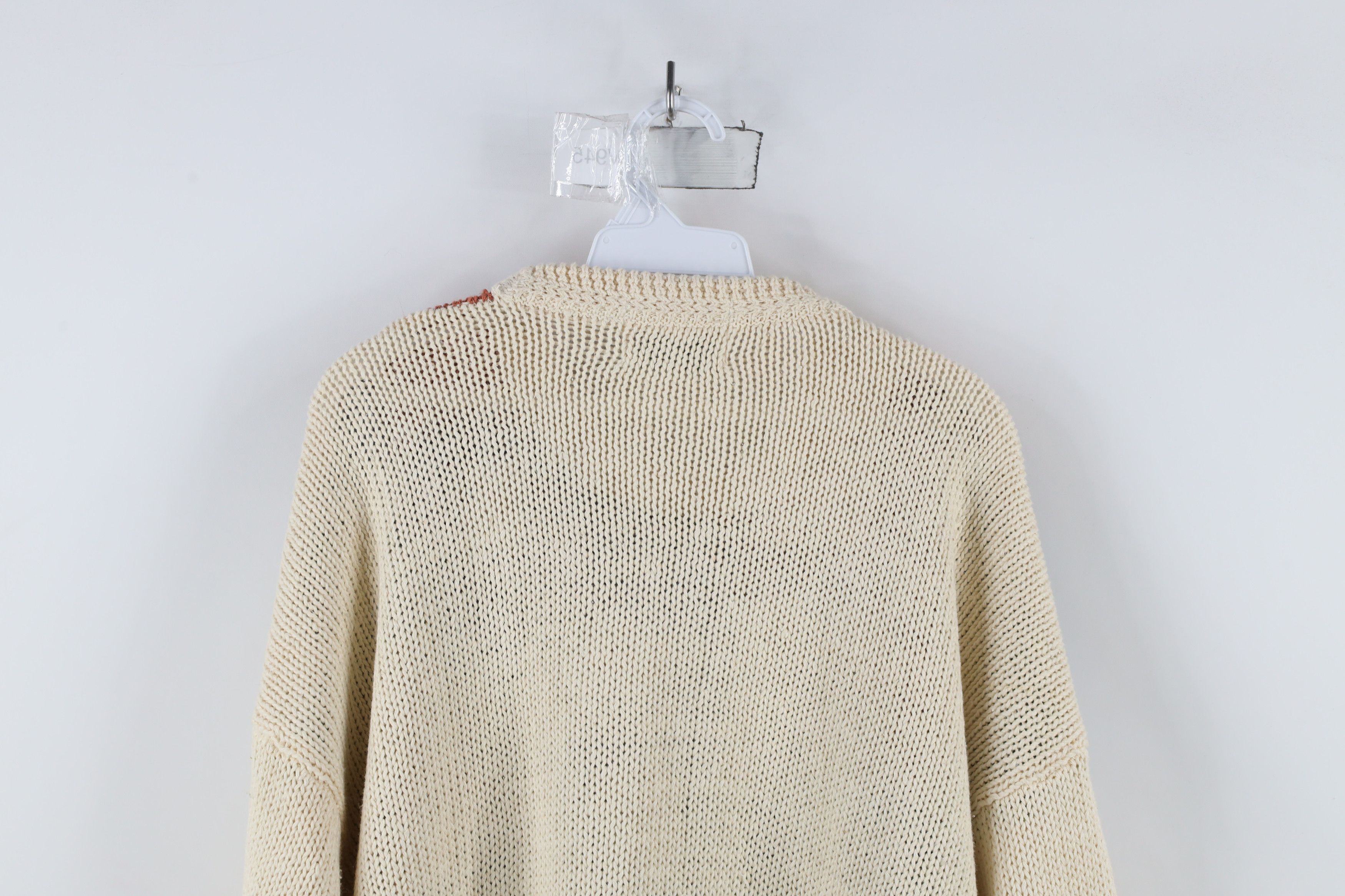 Vintage Vintage 90s Streetwear Chunky Ribbed Knit Crewneck Sweater Size US XL / EU 56 / 4 - 10 Thumbnail