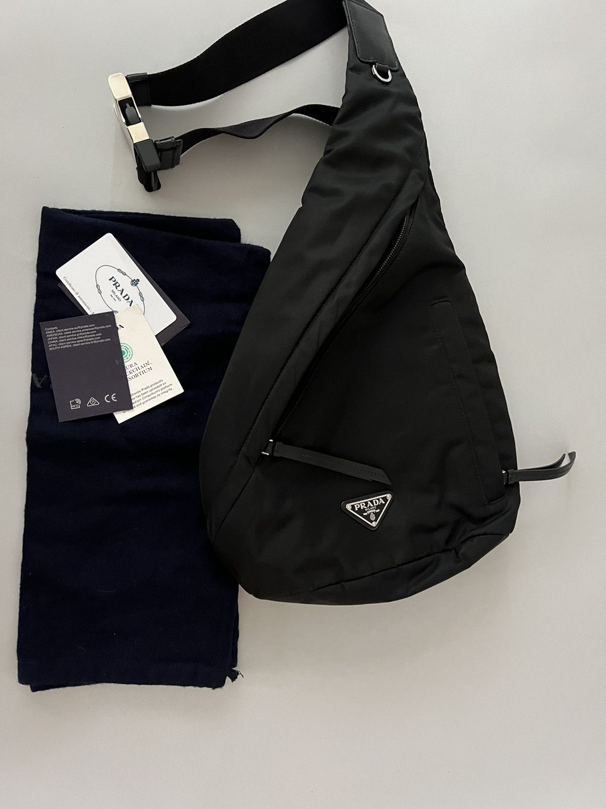 Prada Prada Re-Nylon and leather backpack Size ONE SIZE - 13 Thumbnail