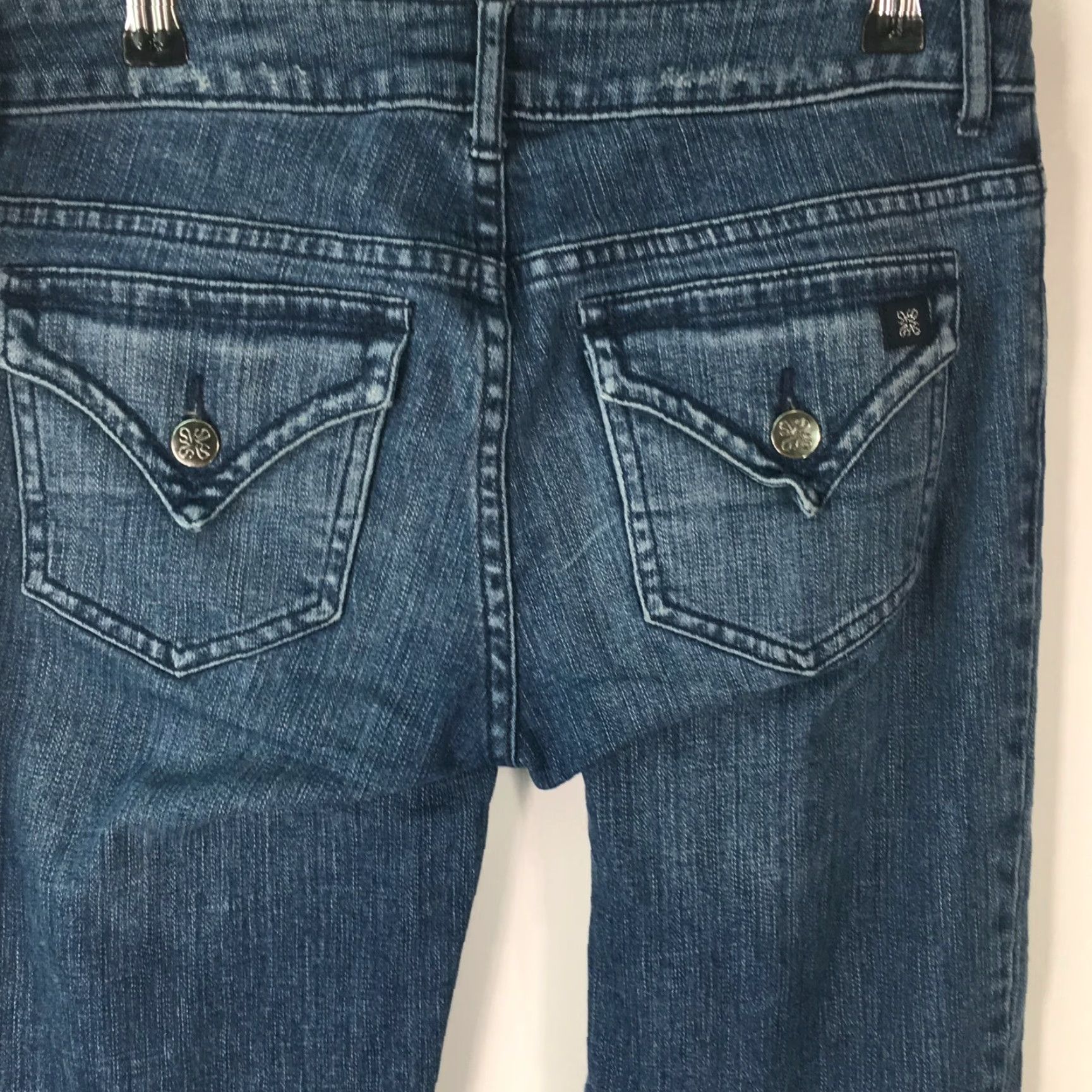 Vintage Simply Vera Vera Wang Womens Casual Regular Straight Denim Blue Jeans Size 2 Size 26" / US 2 / IT 38 - 4 Thumbnail