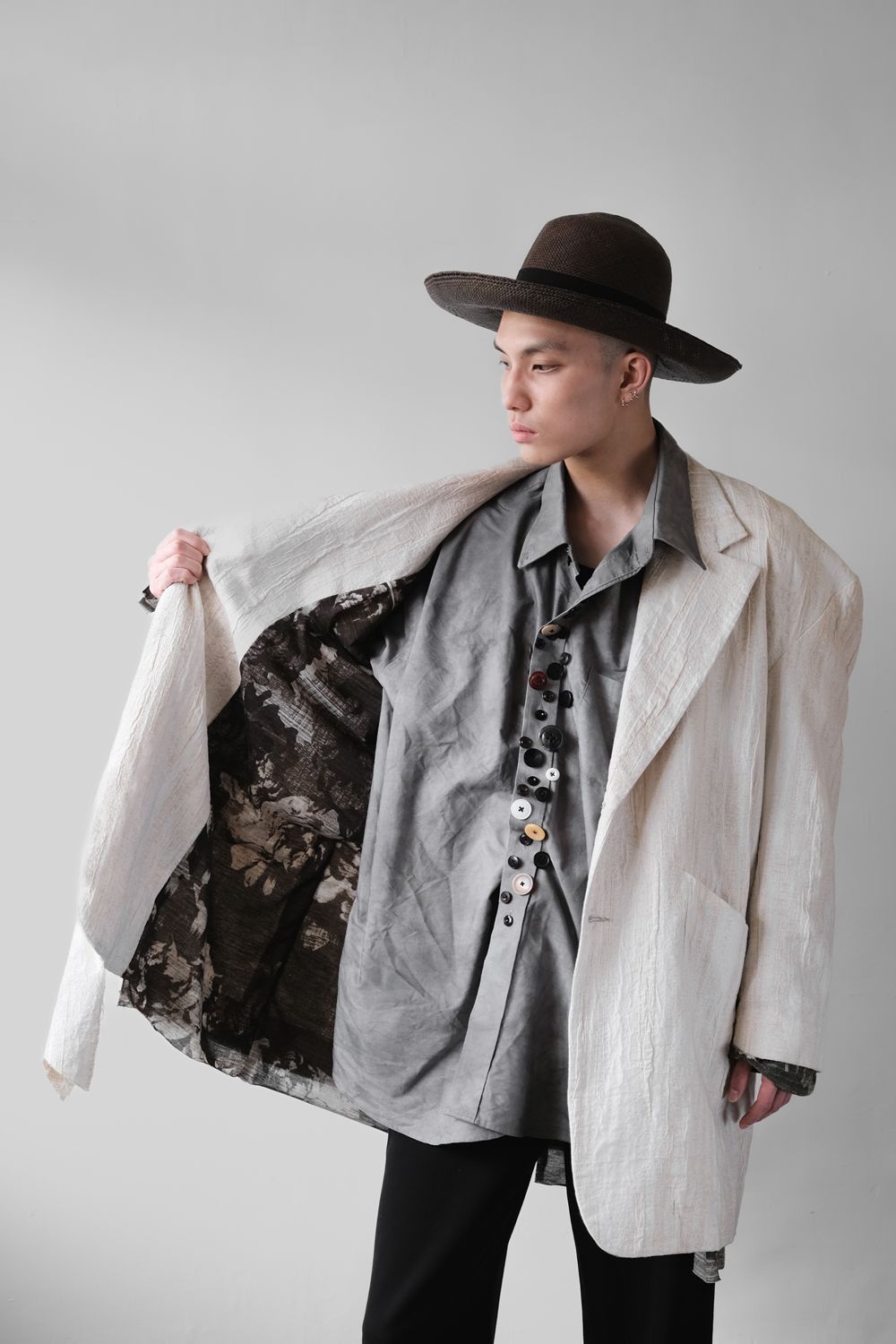 Other CHIAHUNG SU Oversized Jacquard Blazer Jacket Size 50L - 5 Thumbnail
